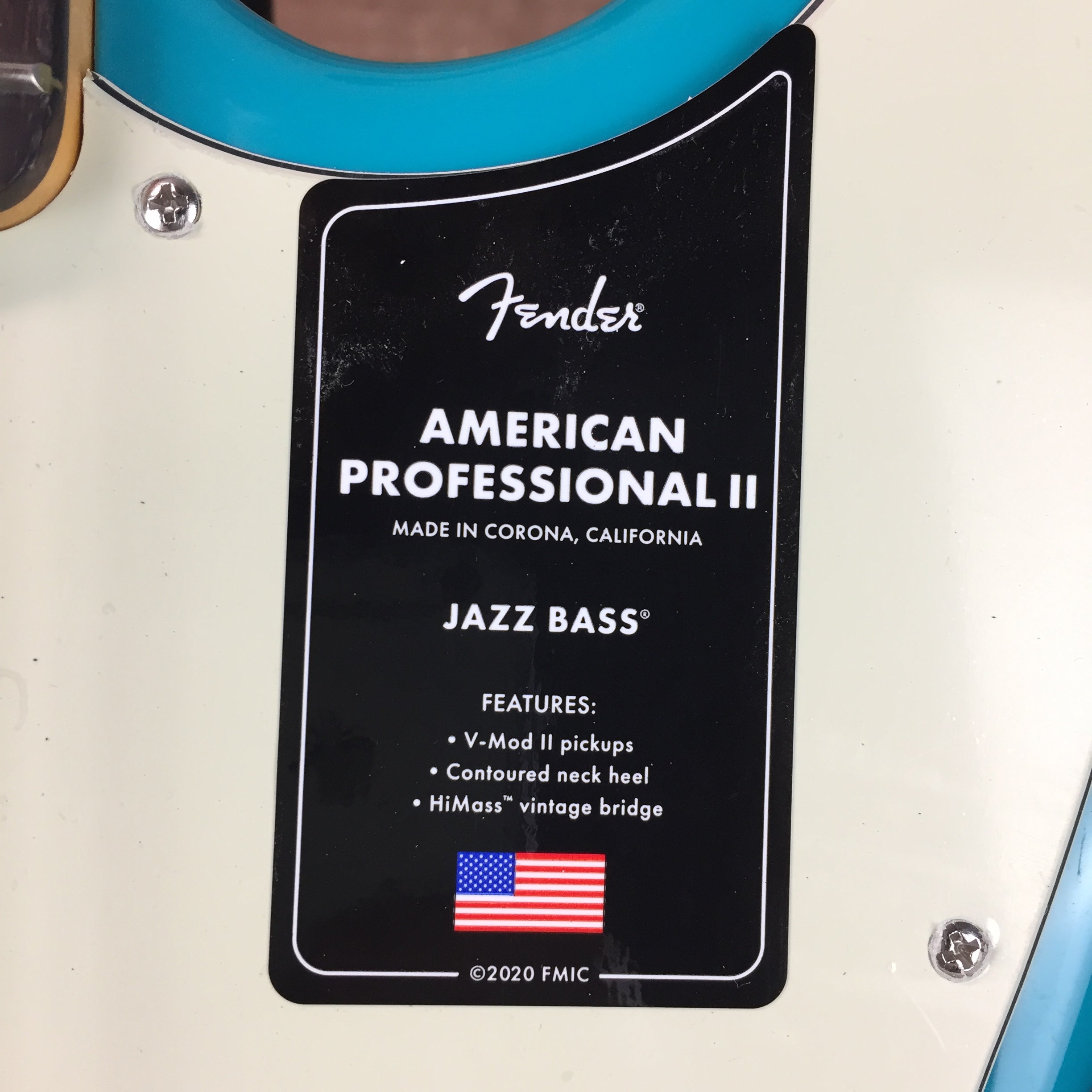 Fender American Professional II Jazz Bass, Miami Blue, Rosewood, Hard Case, Free Ship, 229