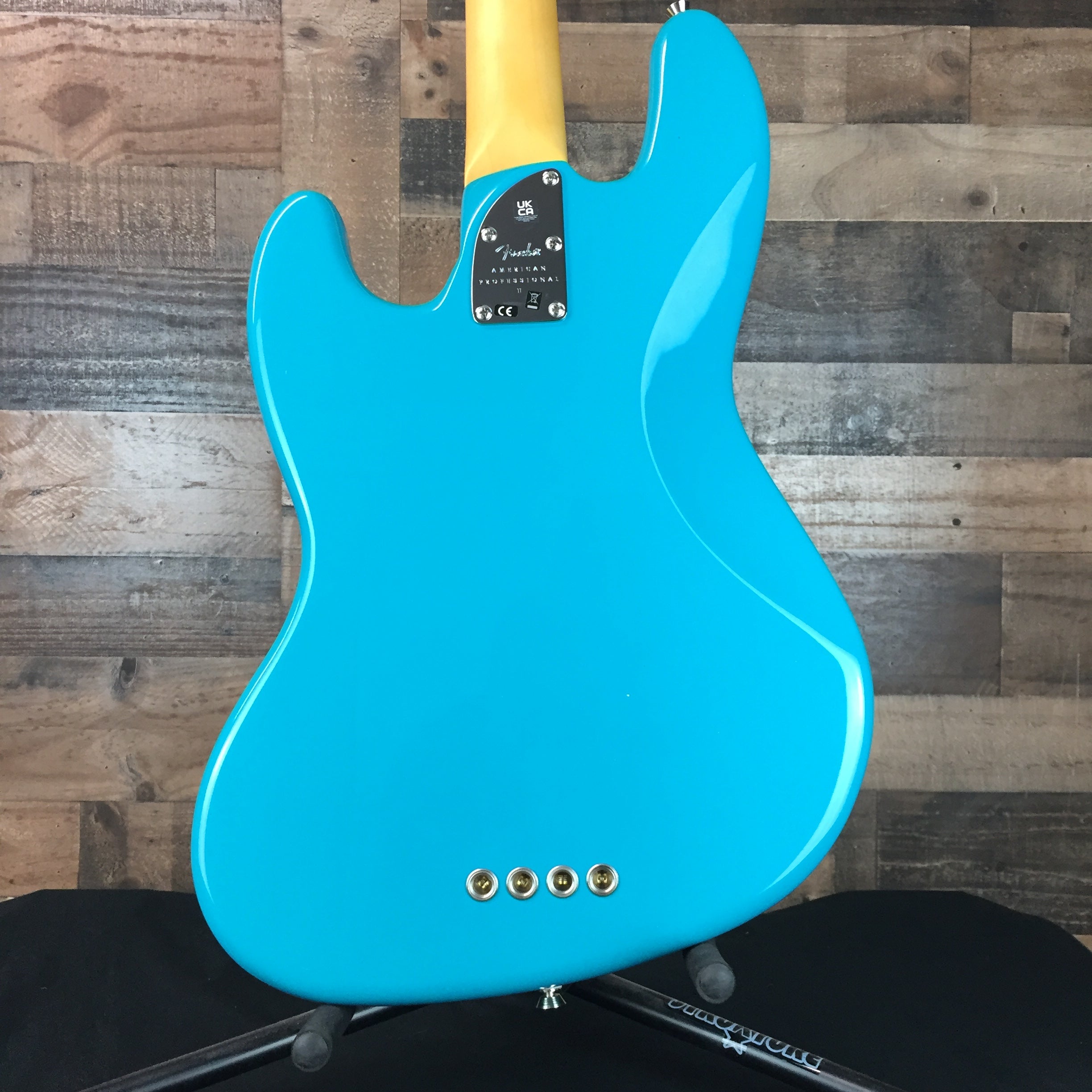 Fender American Professional II Jazz Bass, Miami Blue, Rosewood, Hard Case, Free Ship, 229