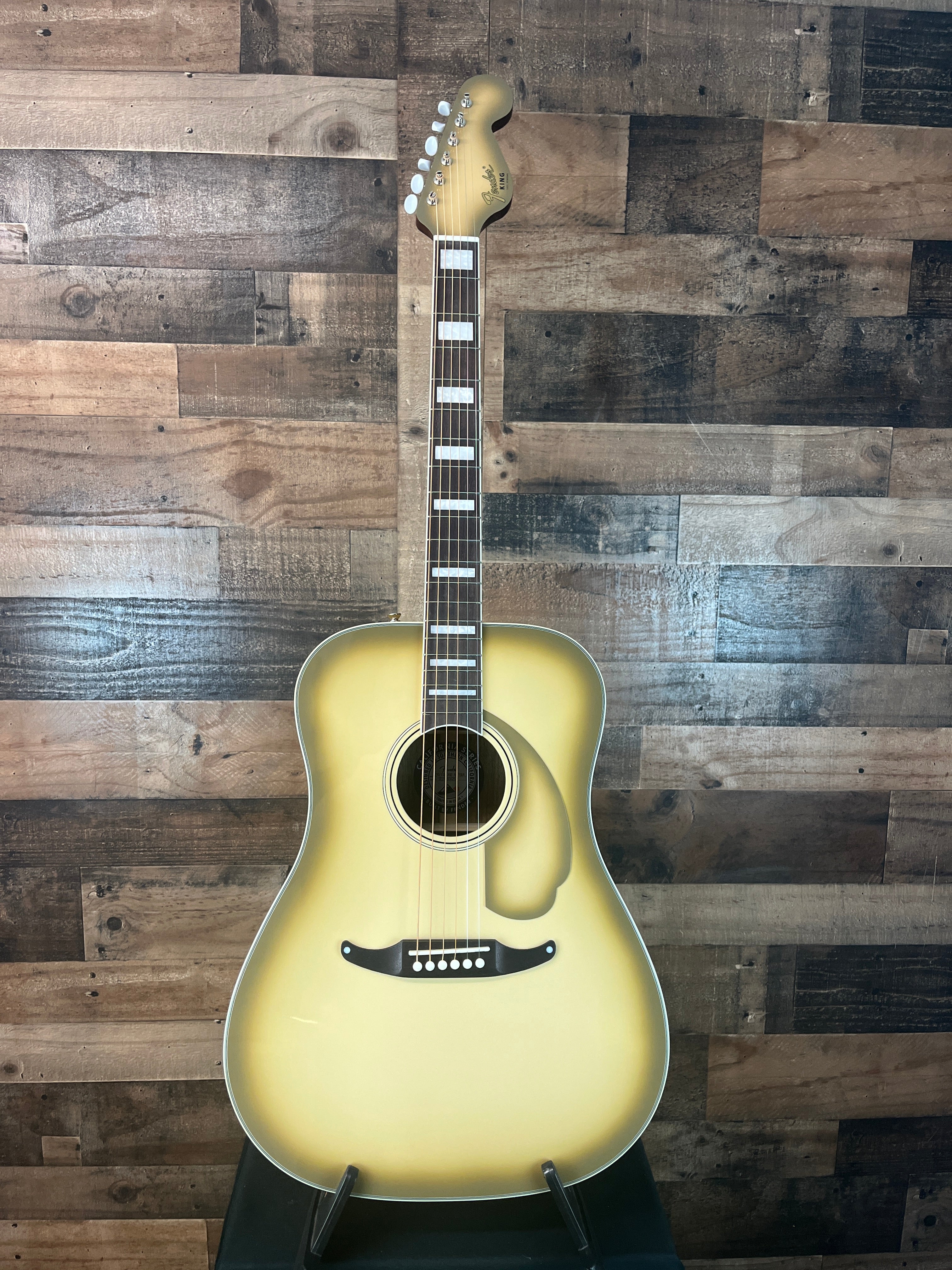 Fender California Vintage King Acoust/Electr, Antigua, Hardcase, 257