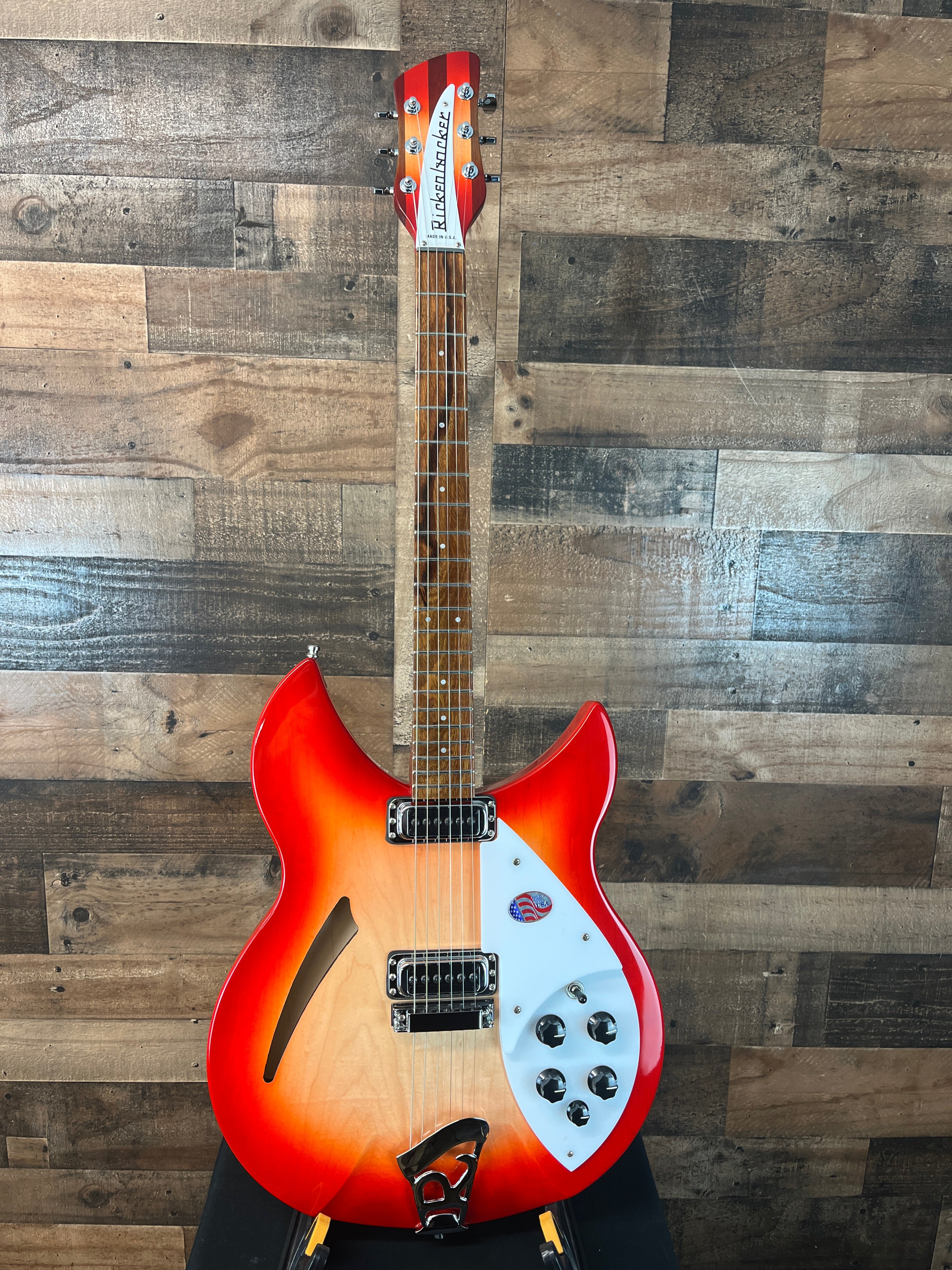 2024 Rickenbacker 330 Fireglo Semi-Hollow Electric w/OHSC #706