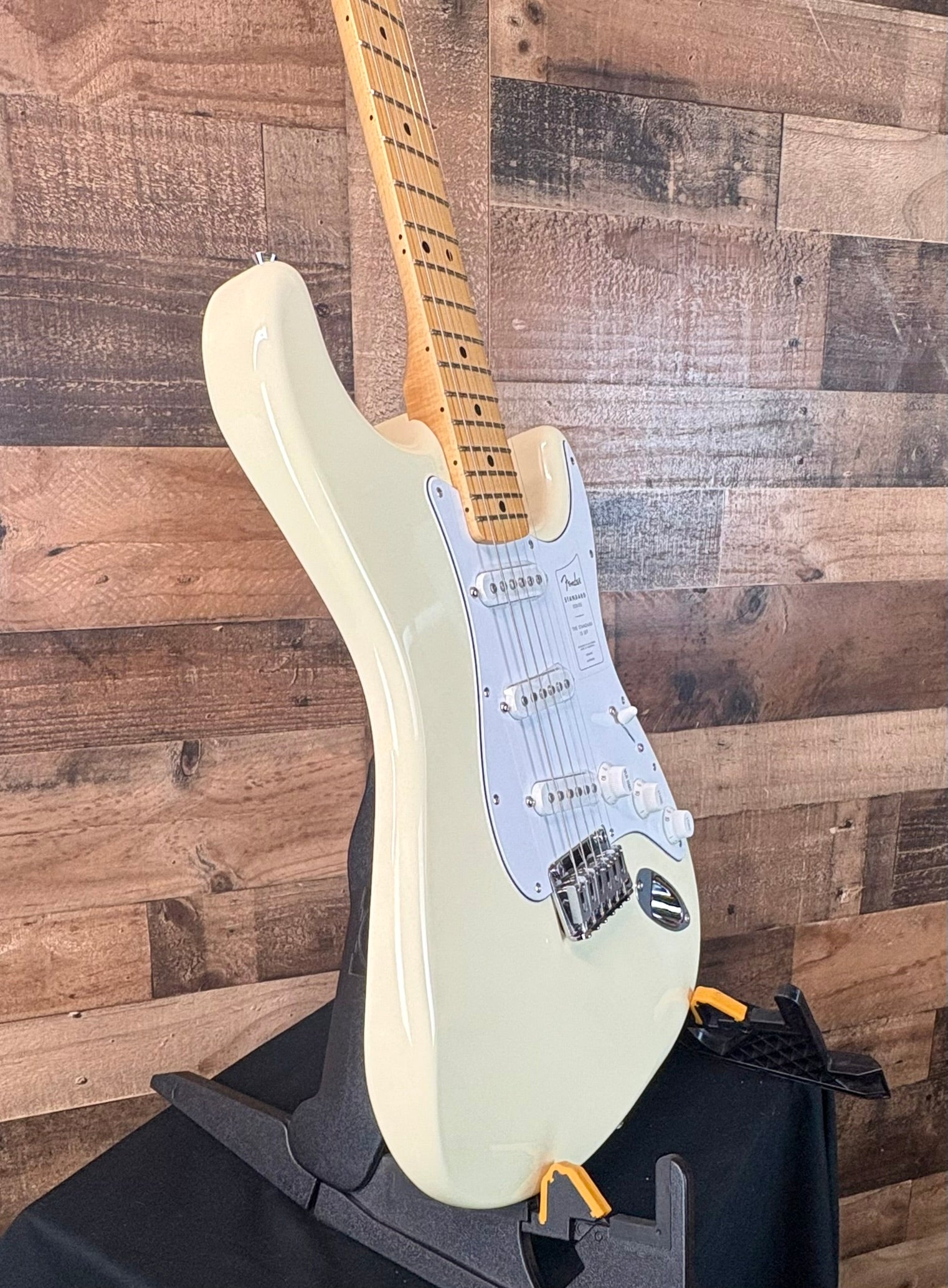 Fender Standard Stratocaster Electric Guitar, Olympic White, 974