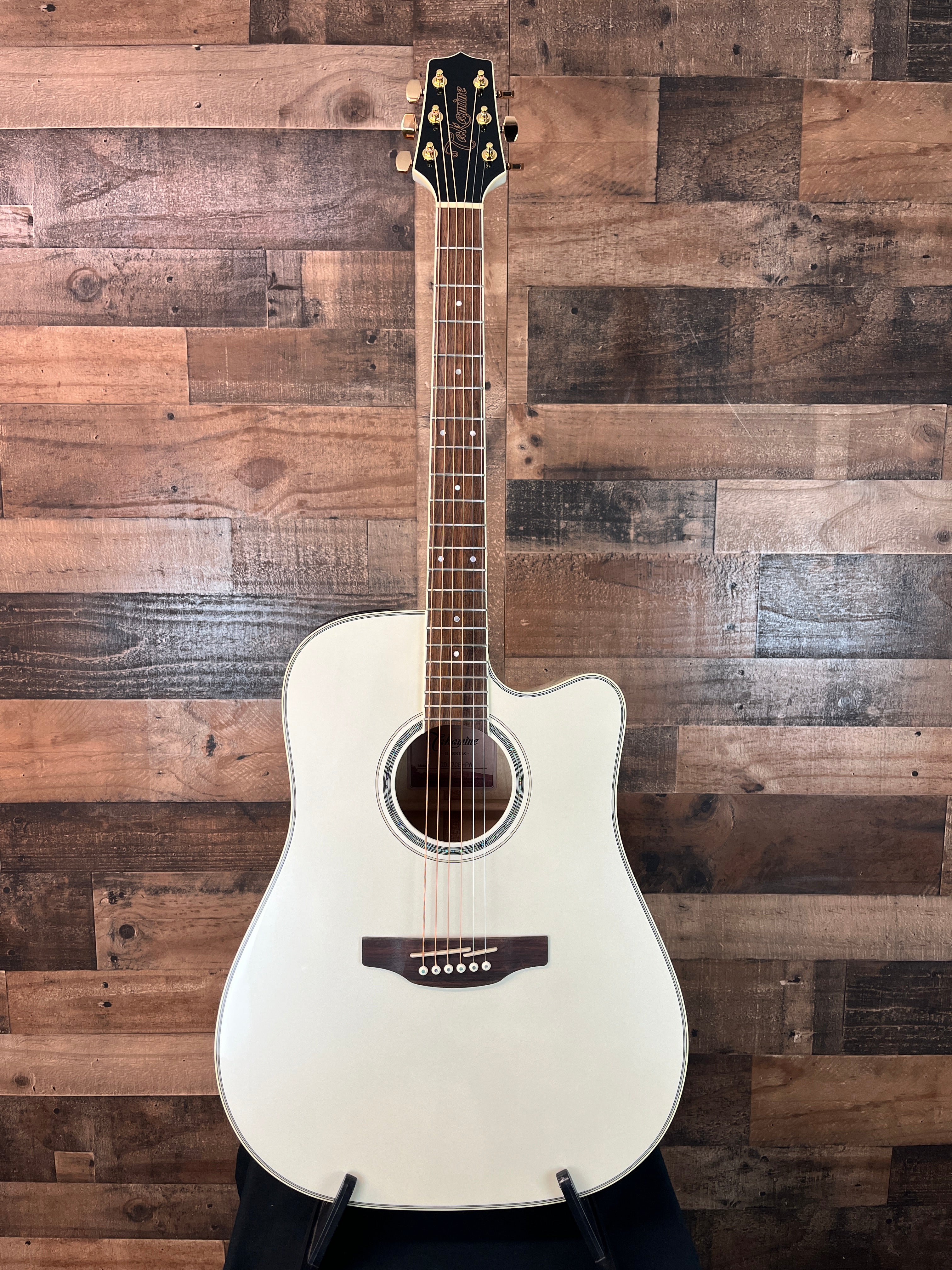 Takamine GD-37CE PW Acoustic/Electric with Gig Bag, Pearl White, 679