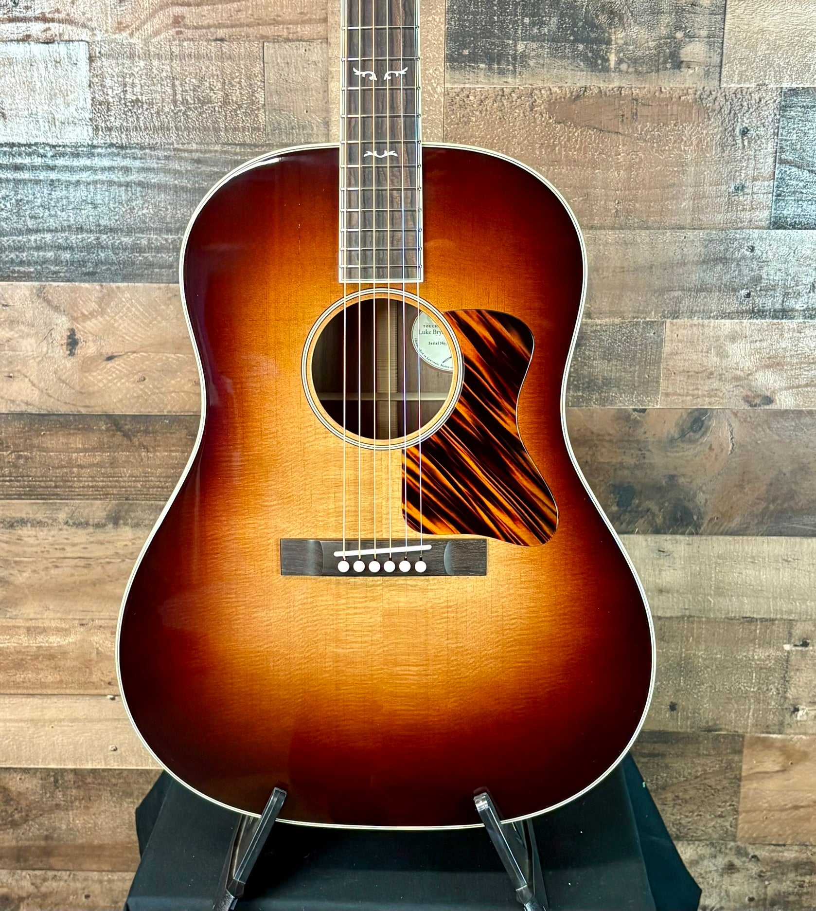 Bourgeois Luke Bryan Signature Touchstone Series Slope Shoulder Dreadnought  Sunburst