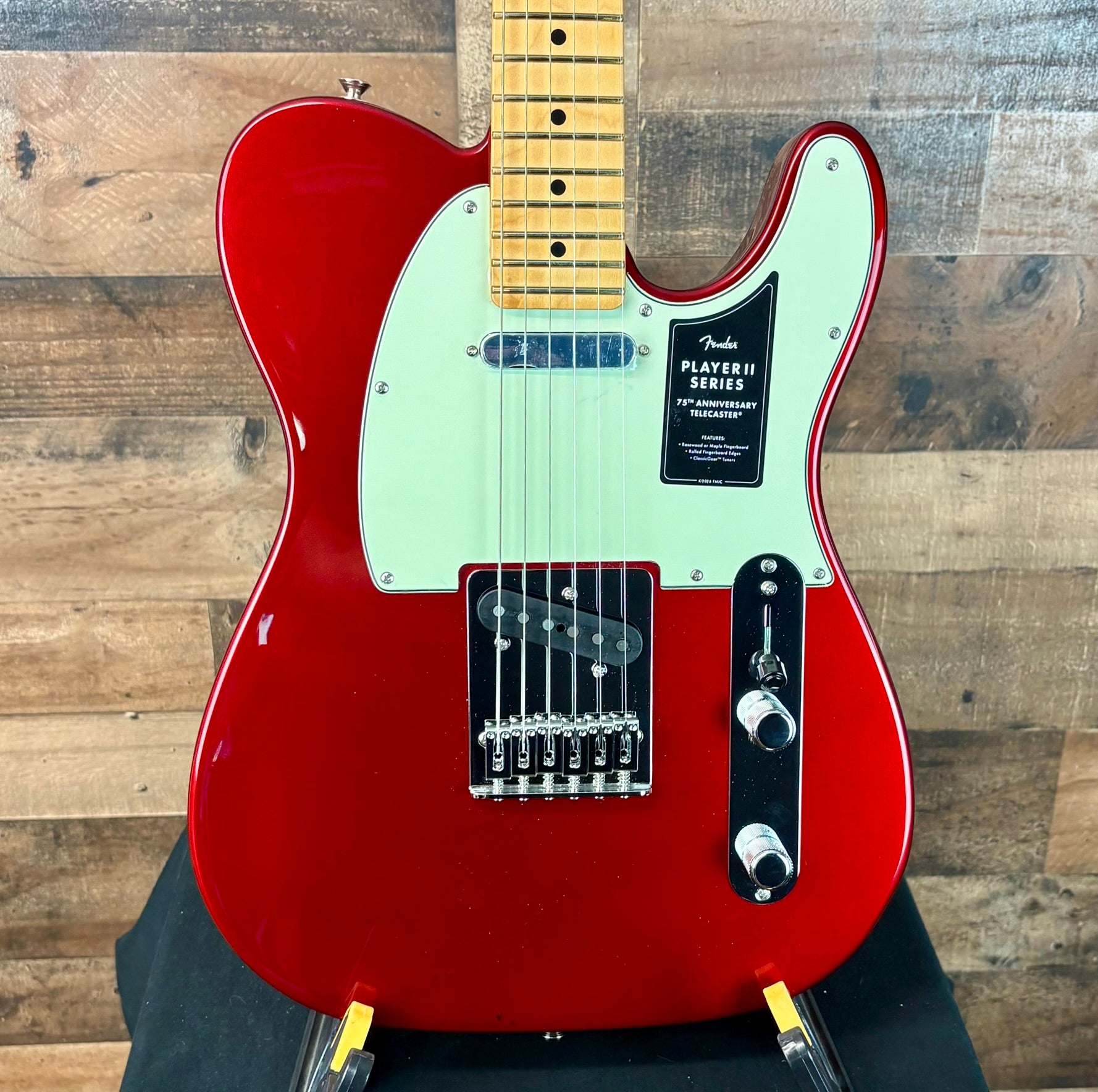 Fender 75th Anniversary Player II Telecaster Candy Apple Red