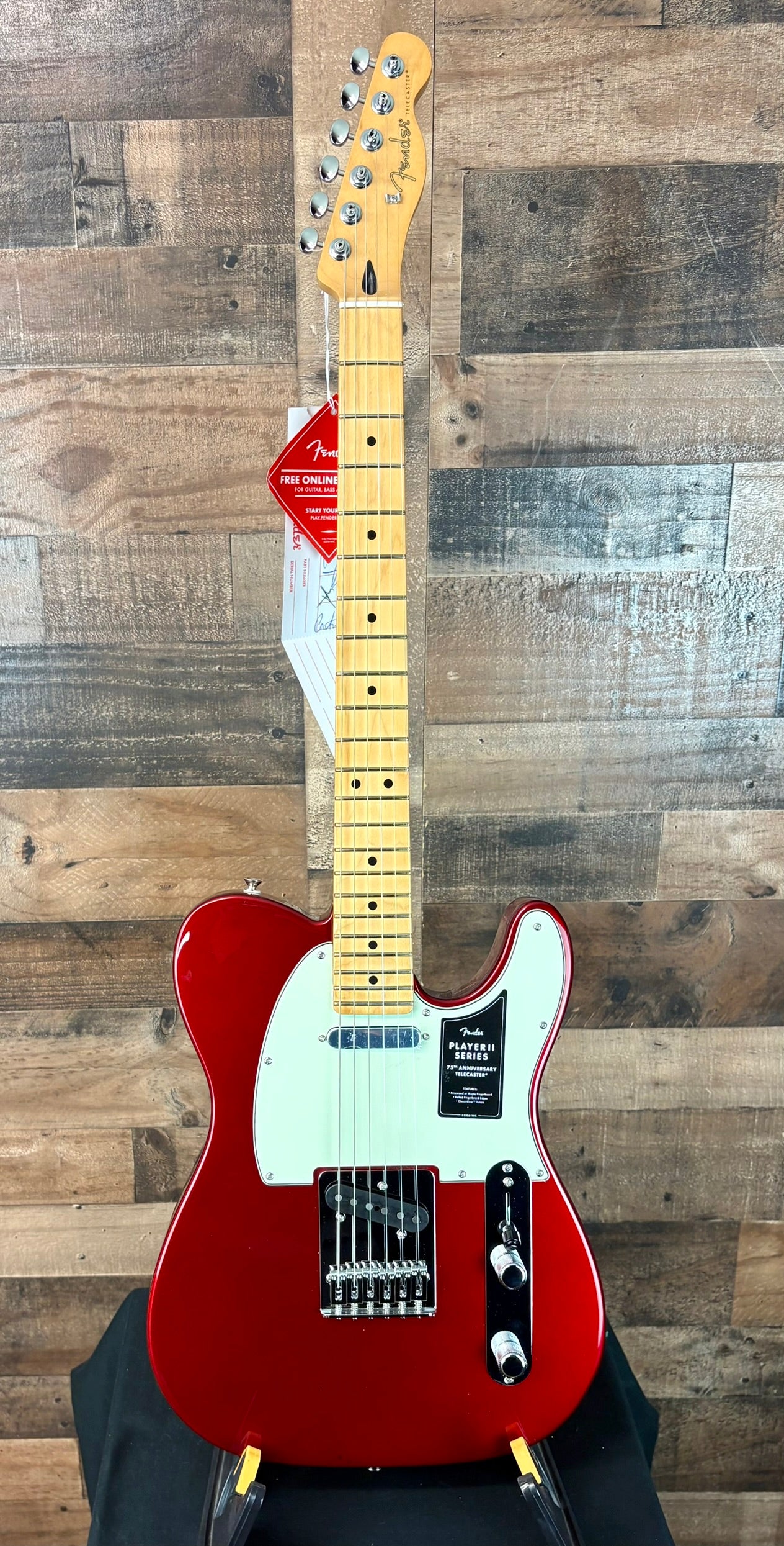Fender 75th Anniversary Player II Telecaster Candy Apple Red