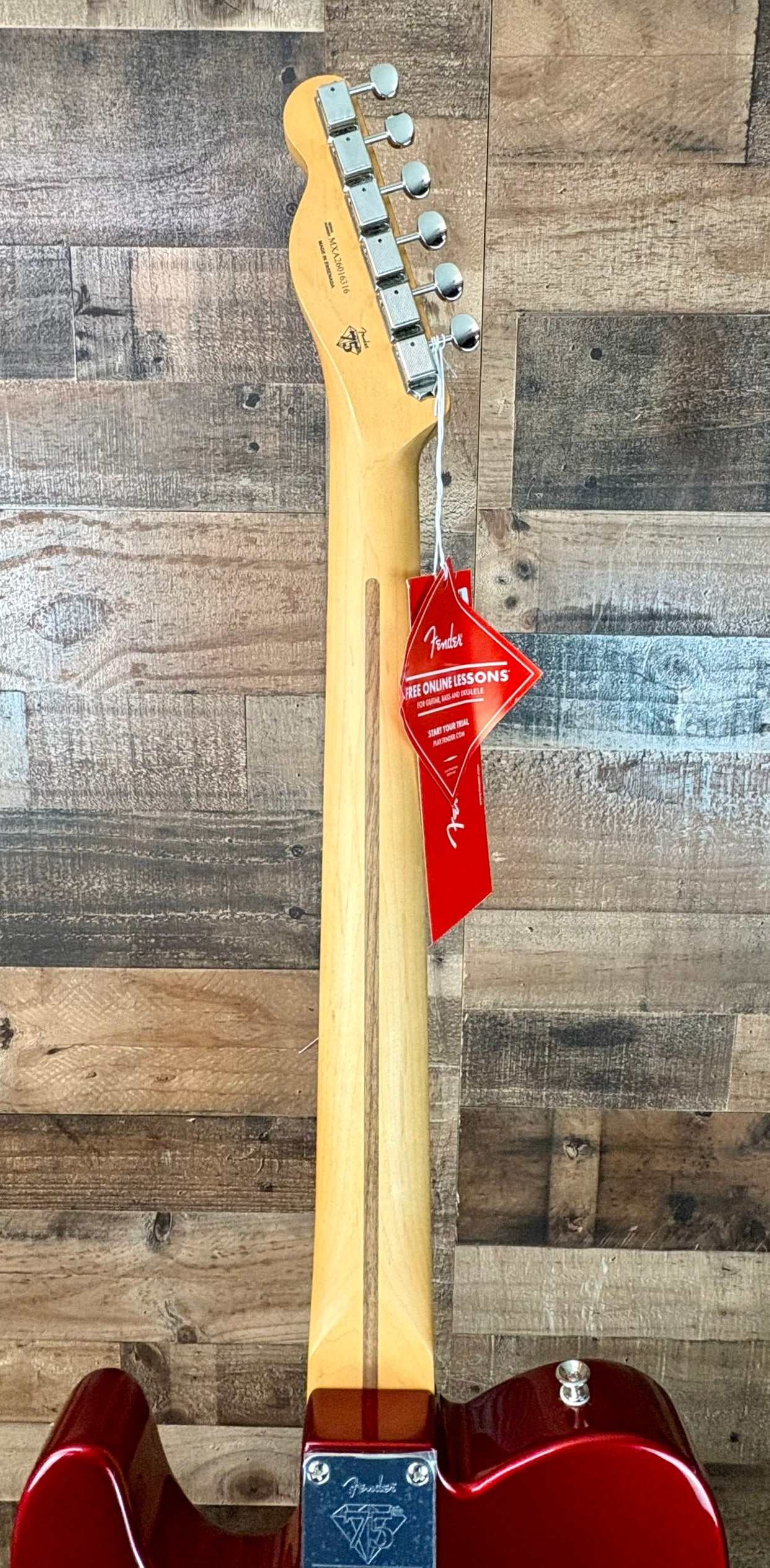 Fender 75th Anniversary Player II Telecaster Candy Apple Red
