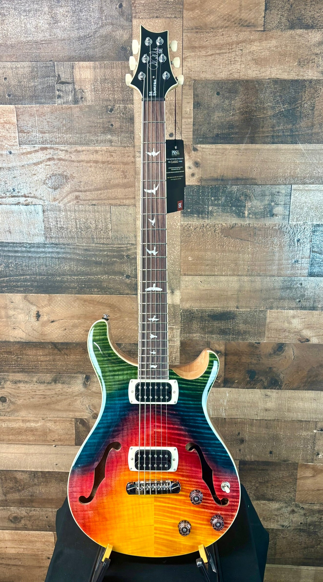 PRS SE Ed Sheeran Signature Hollowbody I Piezo Baritone Kaleidoscope