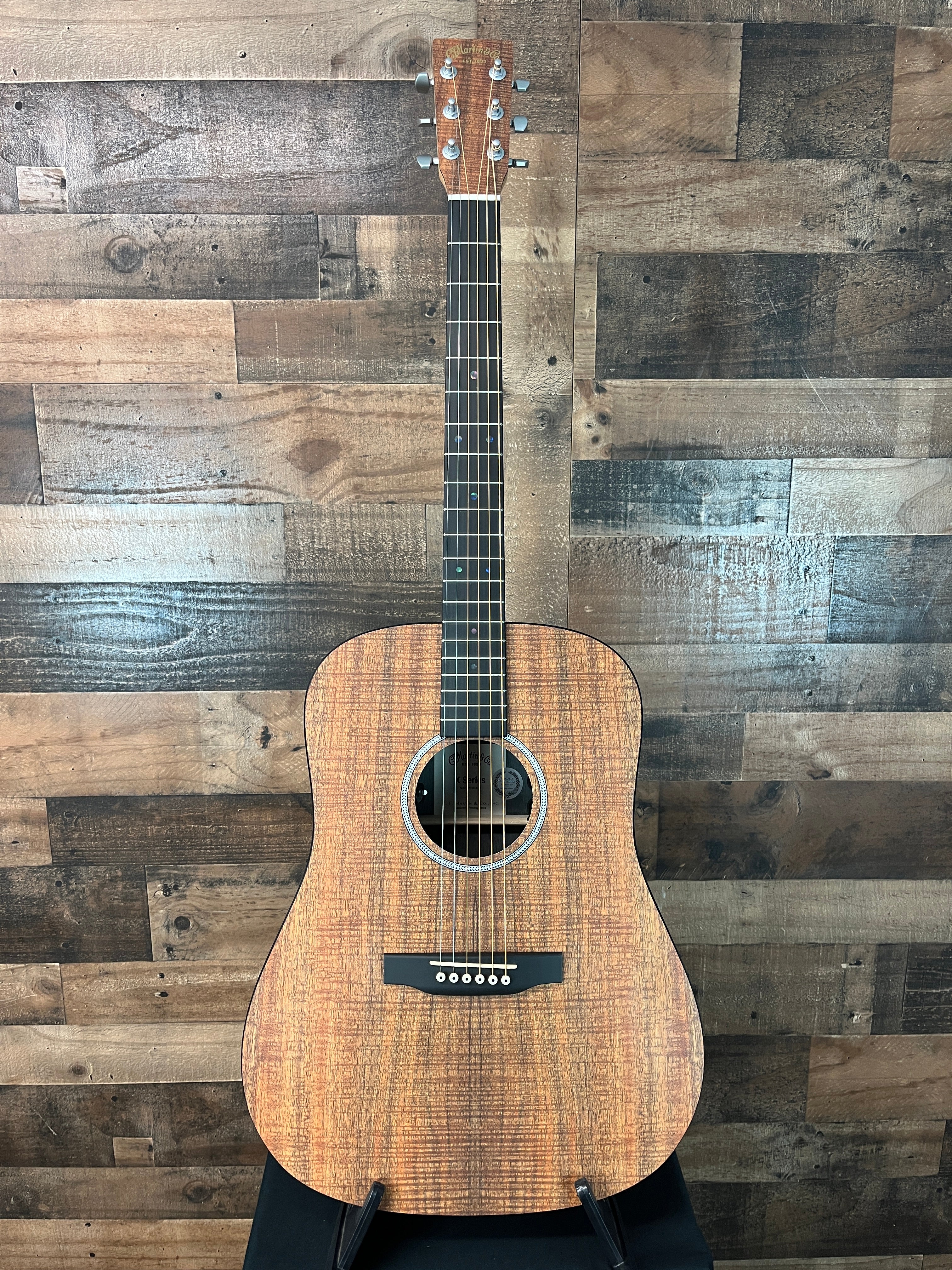 Martin DX1EL, Koa Pattern, Left Handed, Gig Bag, 968