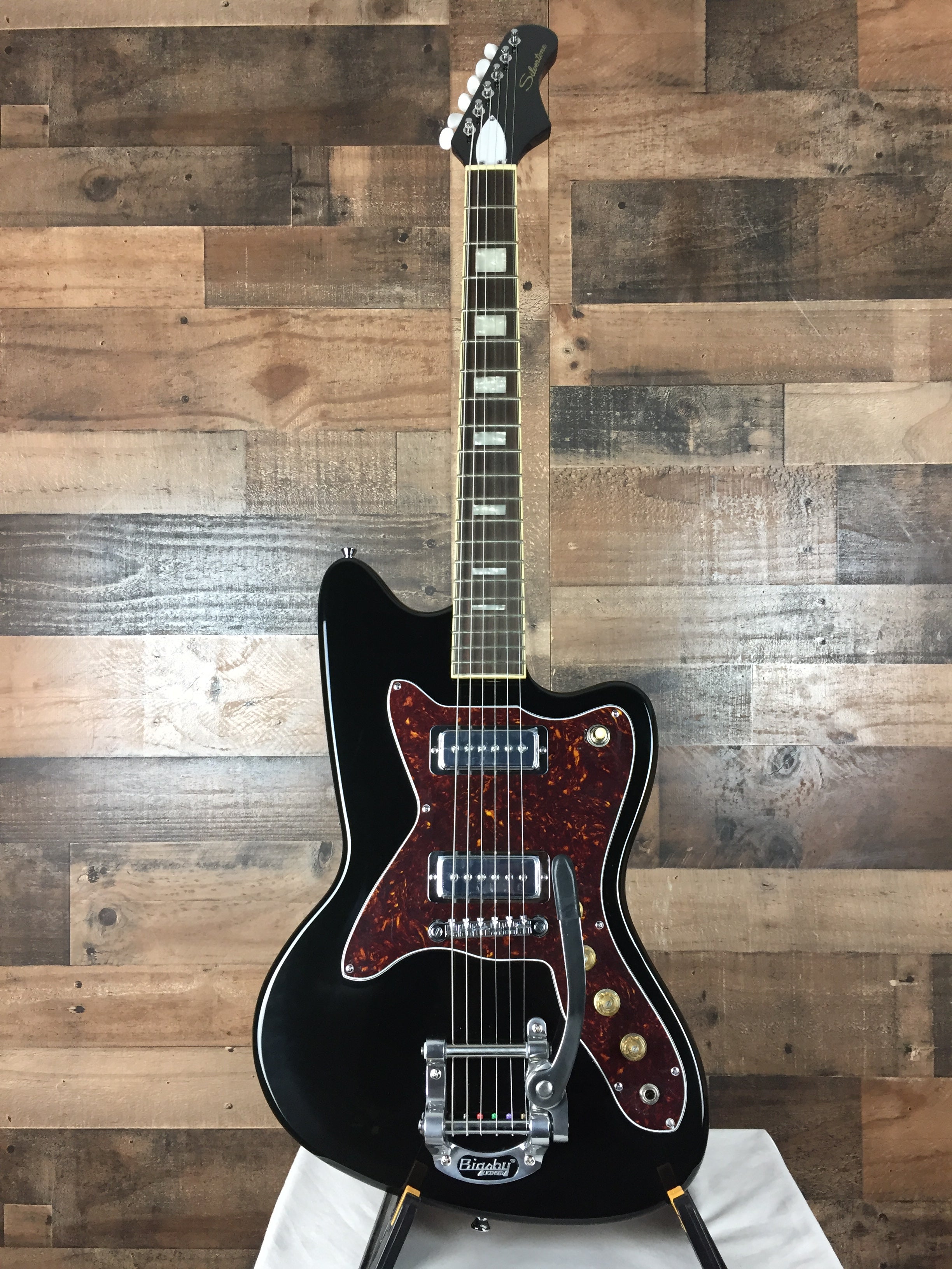Silvertone 1478 Reissue Gloss Black, Open Box