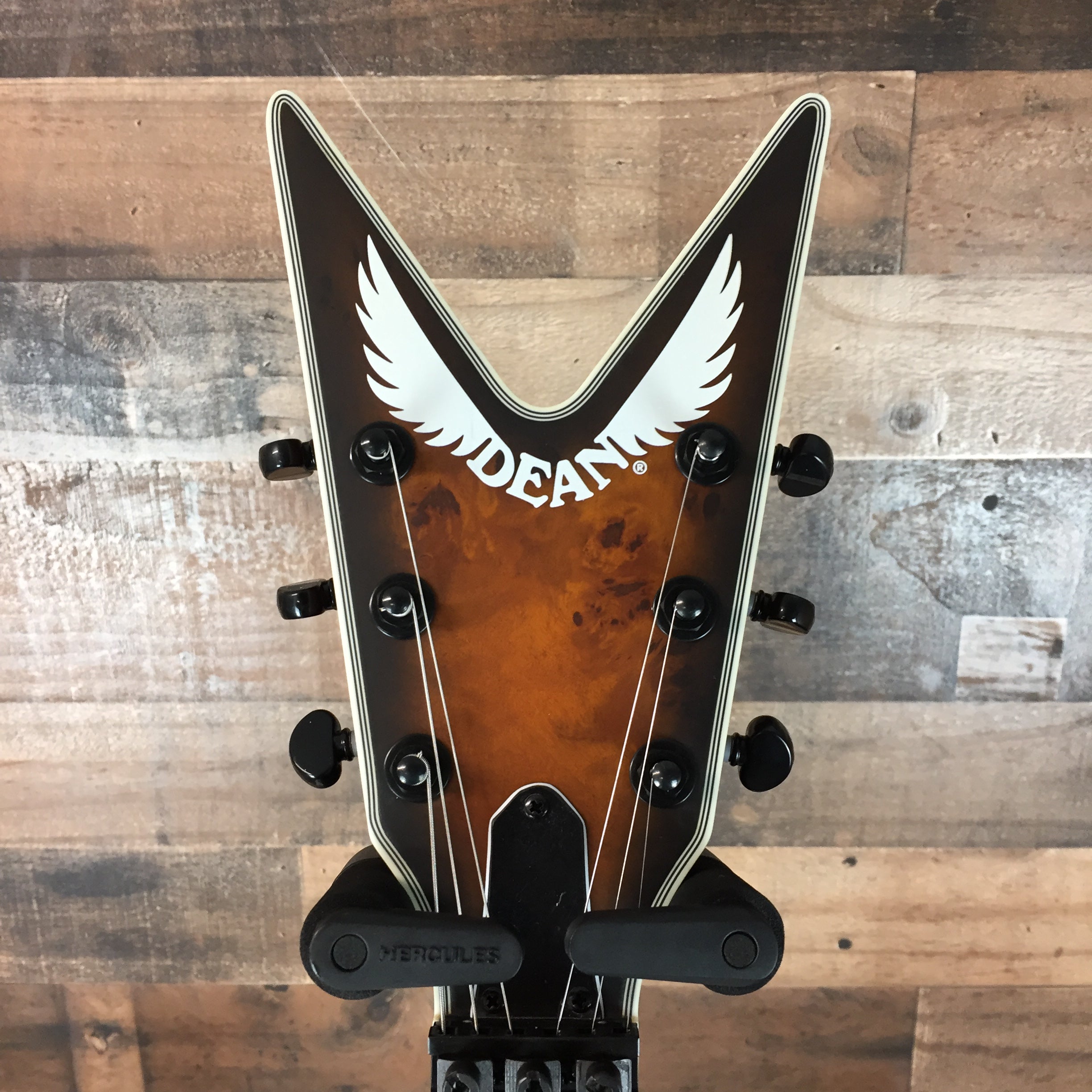 Dean ML Select Multiscale Kahler Burled Maple SNBB w/ Hard Case, 425