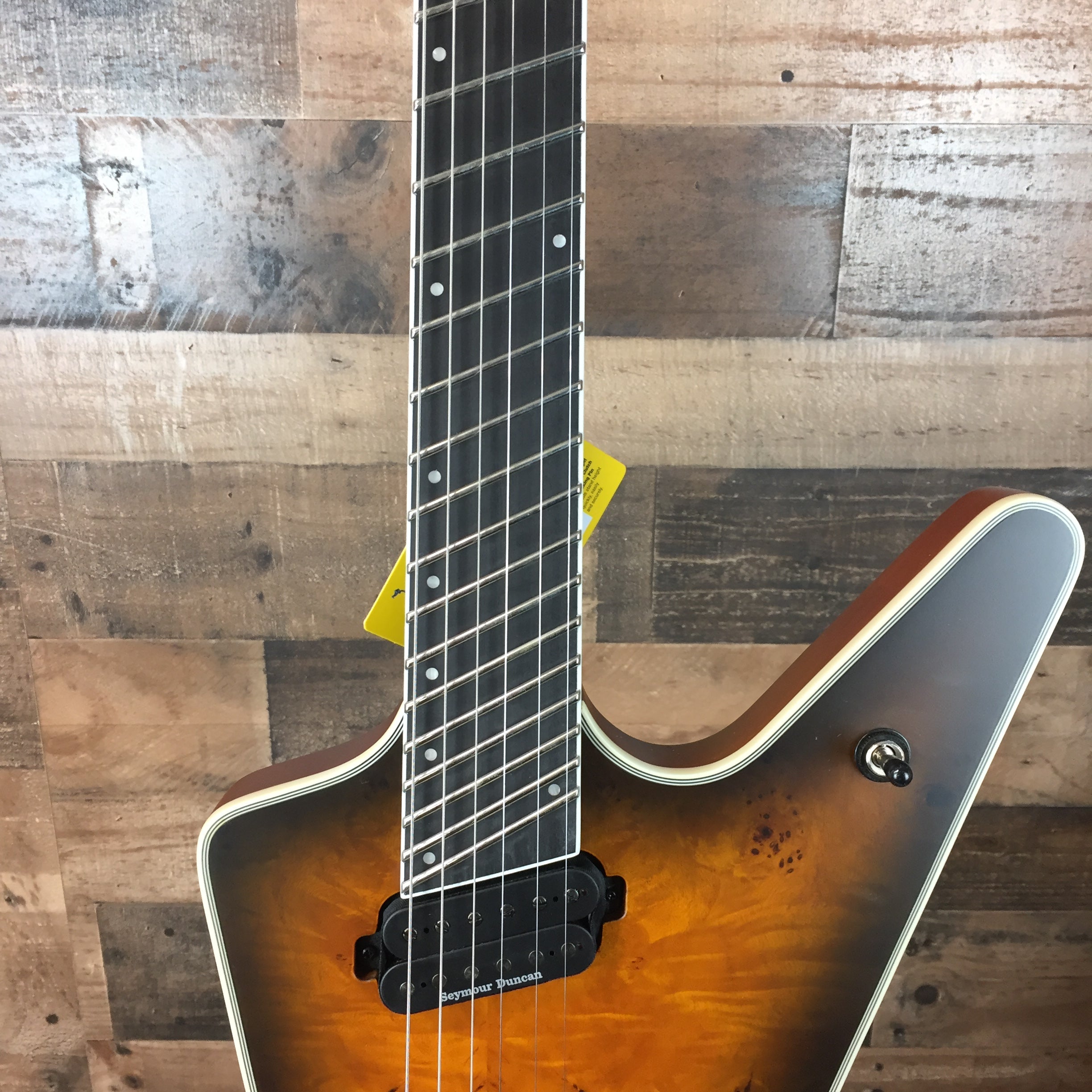 Dean ML Select Multiscale Kahler Burled Maple SNBB w/ Hard Case, 425