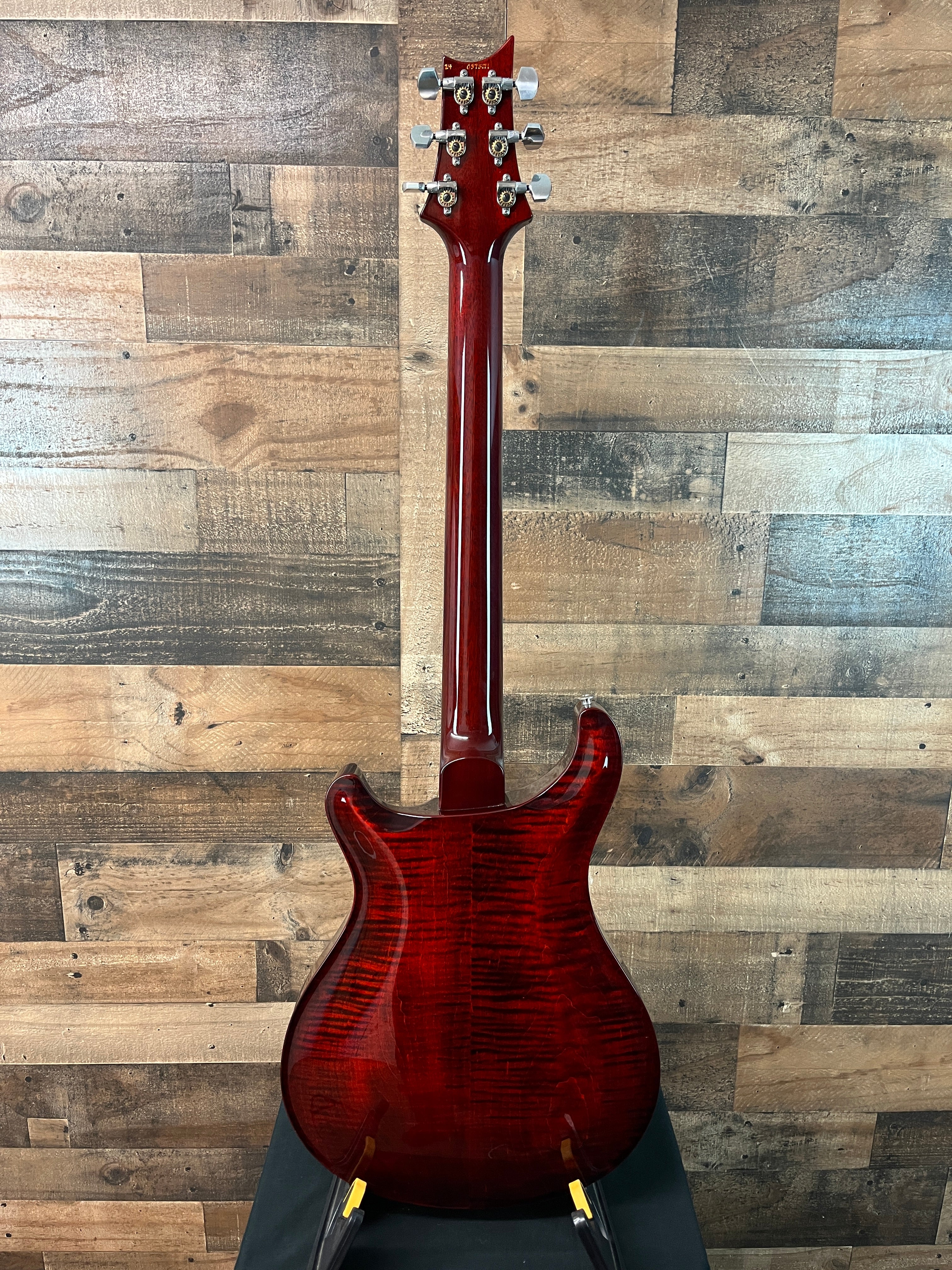 PRS Hollowbody II Piezo Electric Guitar, Custom Color Fire Red Wrap, Hard Case, 171