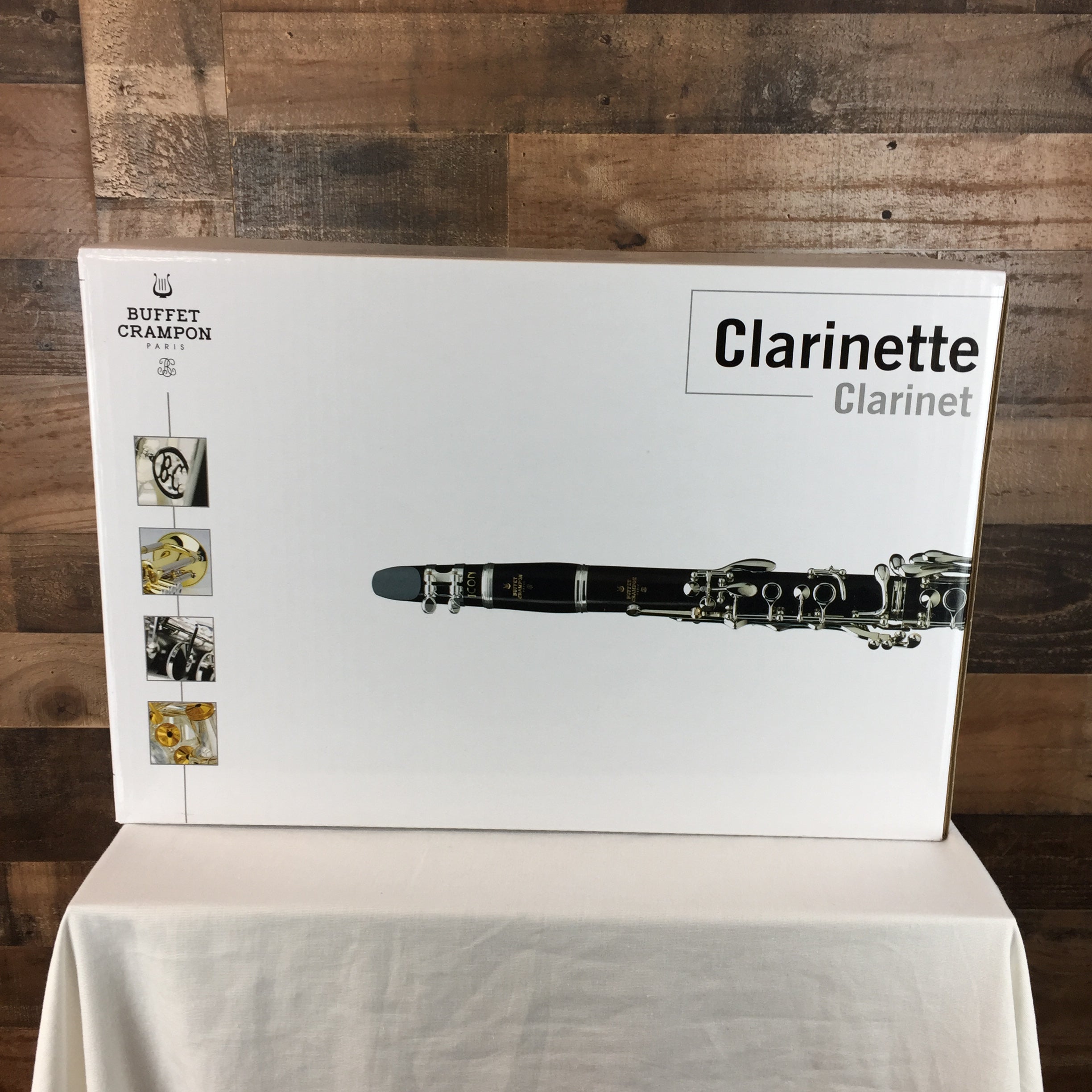Buffet Crampon E12F Bb Clarinet Grenadilla Blackwood BC2512F, NEW IN BOX
