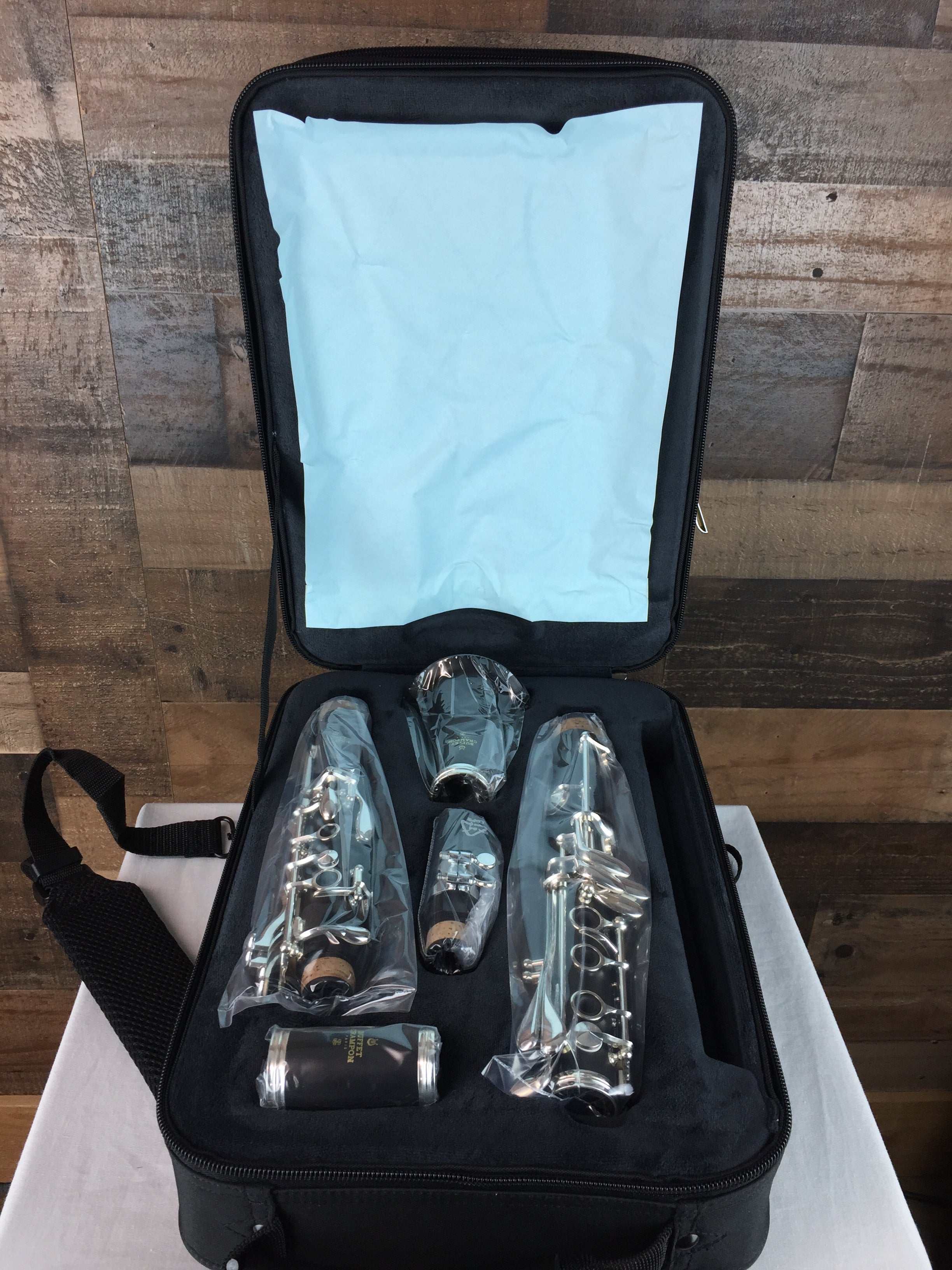 Buffet Crampon E12F Bb Clarinet Grenadilla Blackwood BC2512F, NEW IN BOX