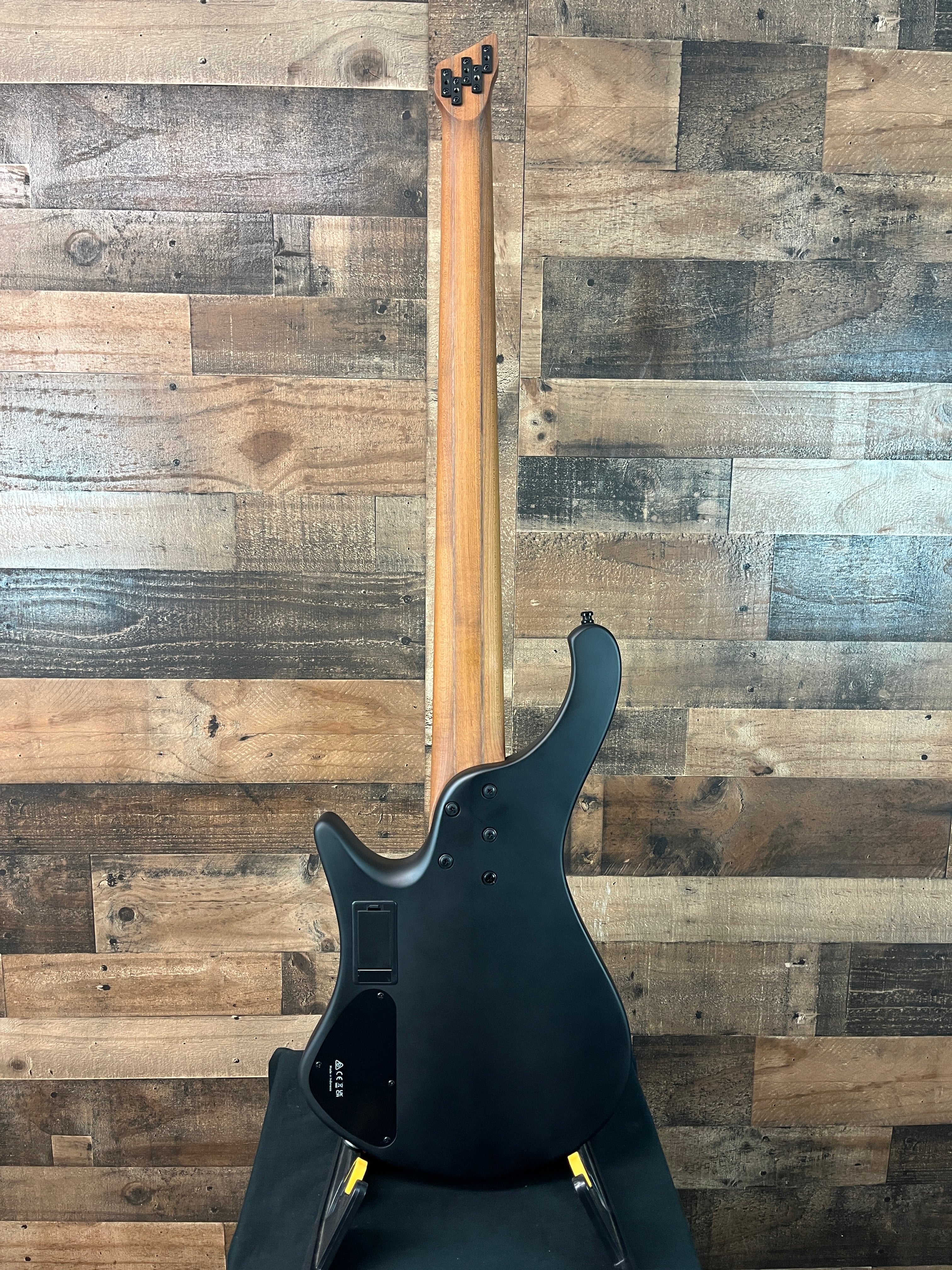 Bass Workshop EHB1005MS Bass Guitar - Black Flat, 821