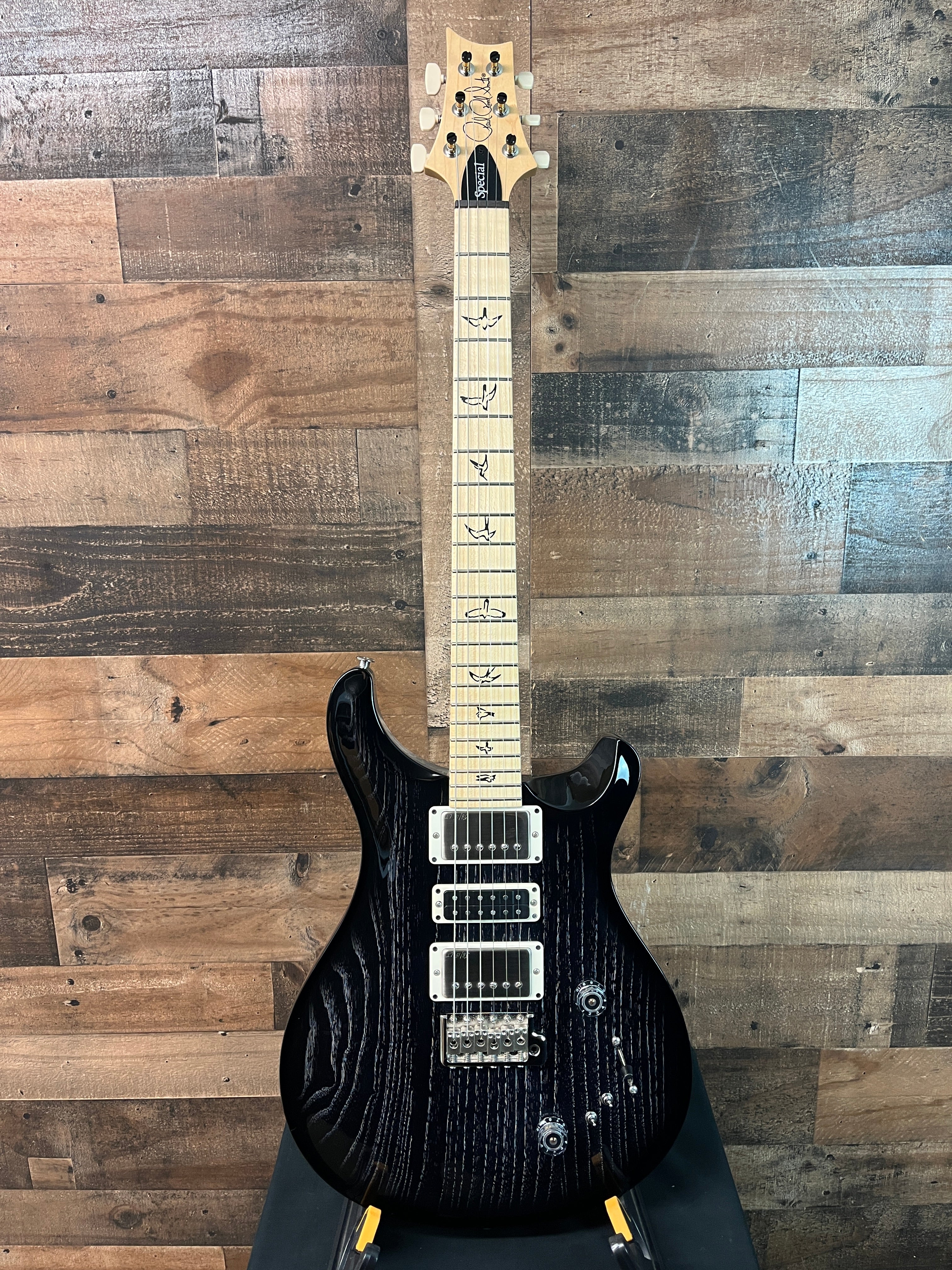 PRS Swamp Ash Special Electric Guitar - Black Doghair Smokeburst, 901
