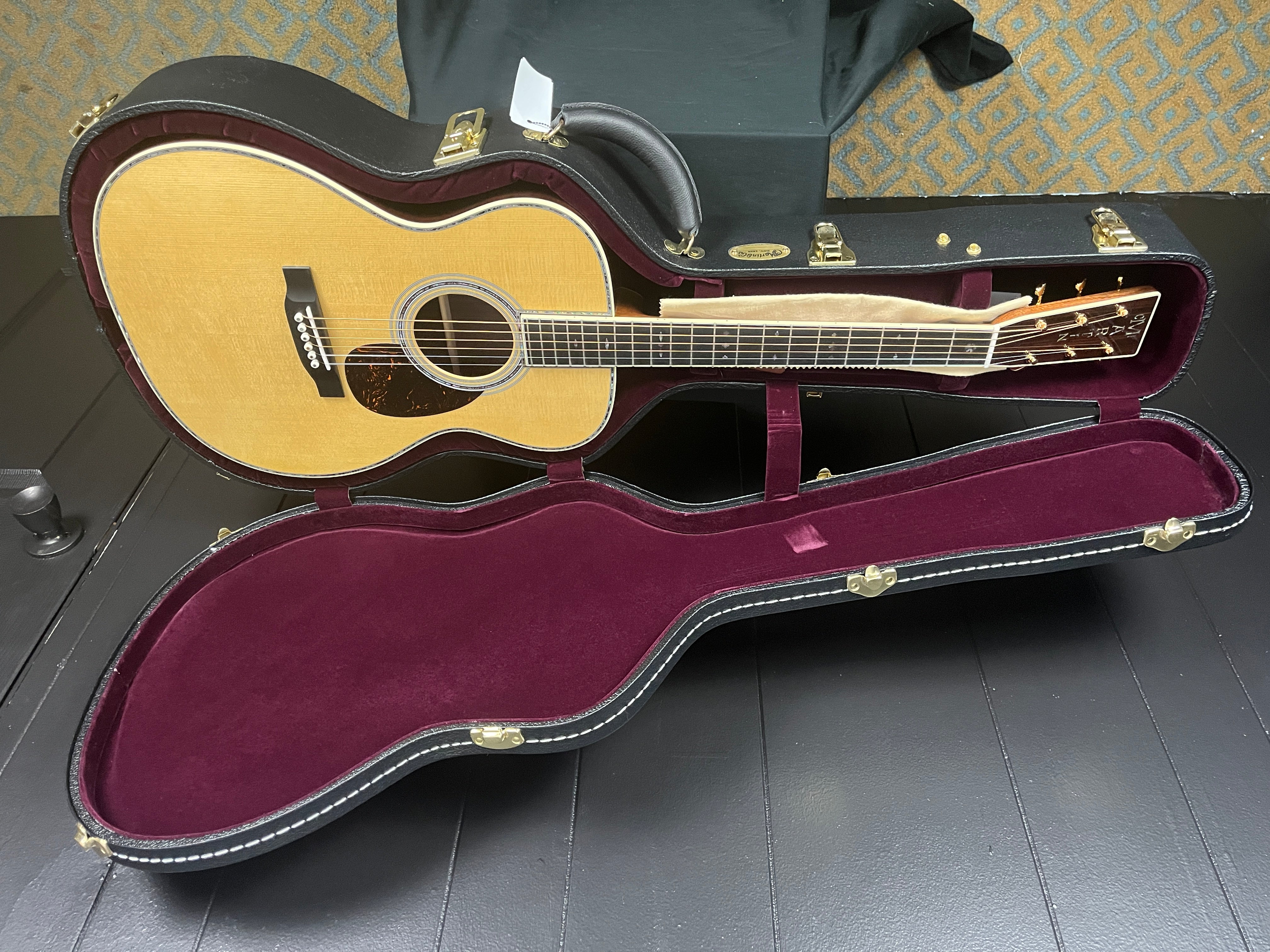 Martin OM-42 Standard Series (2025) Acoustic Guitar, Natural Aging Toner, Hard Case, 341