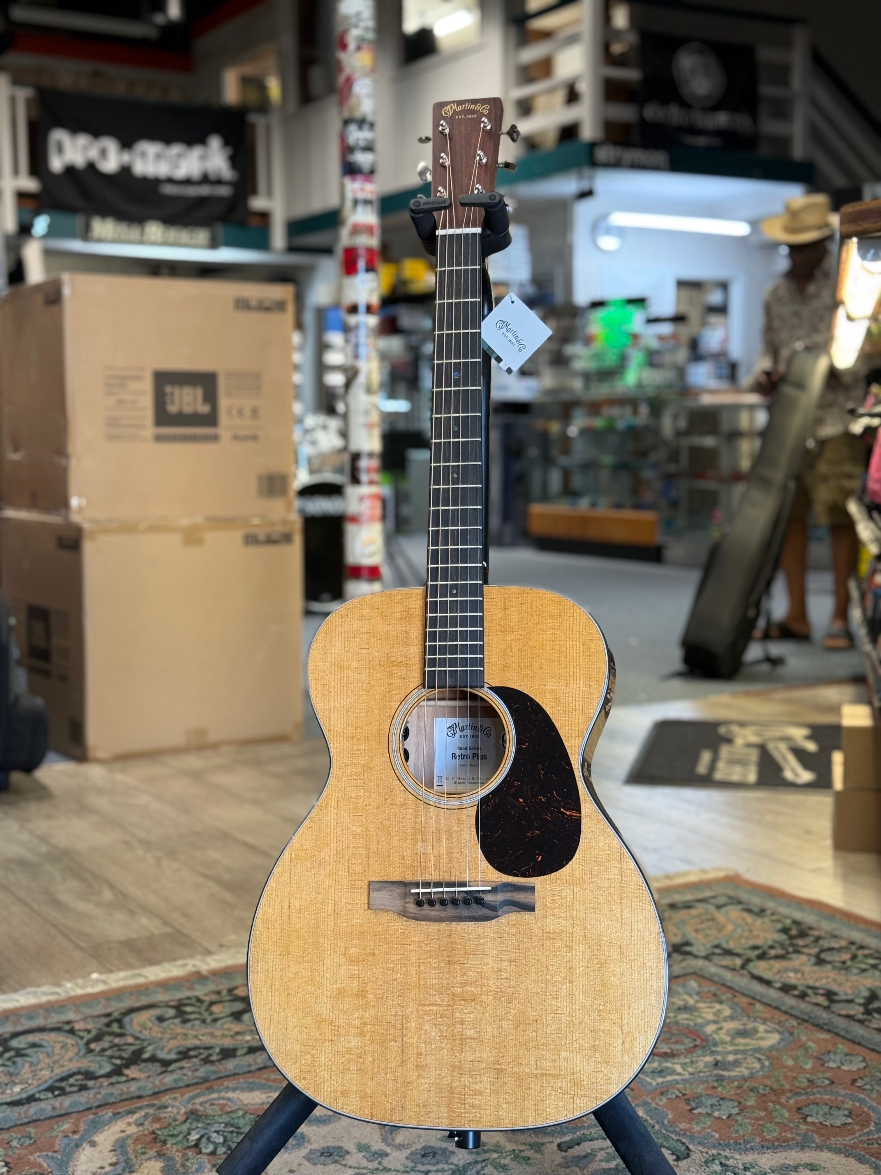 000E Retro Plus Mahogany Acoustic Electric Guitar - #372