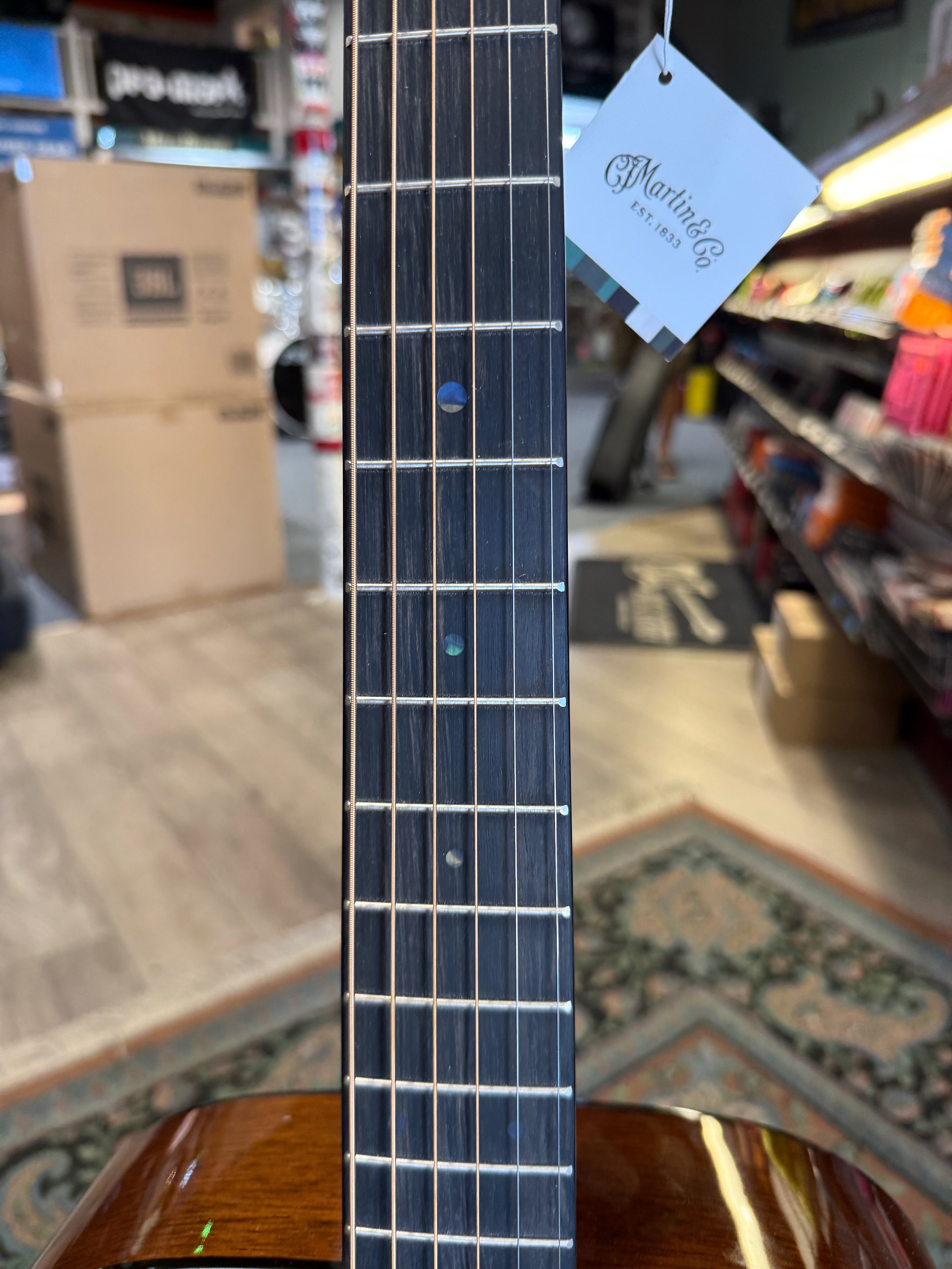 000E Retro Plus Mahogany Acoustic Electric Guitar - #372
