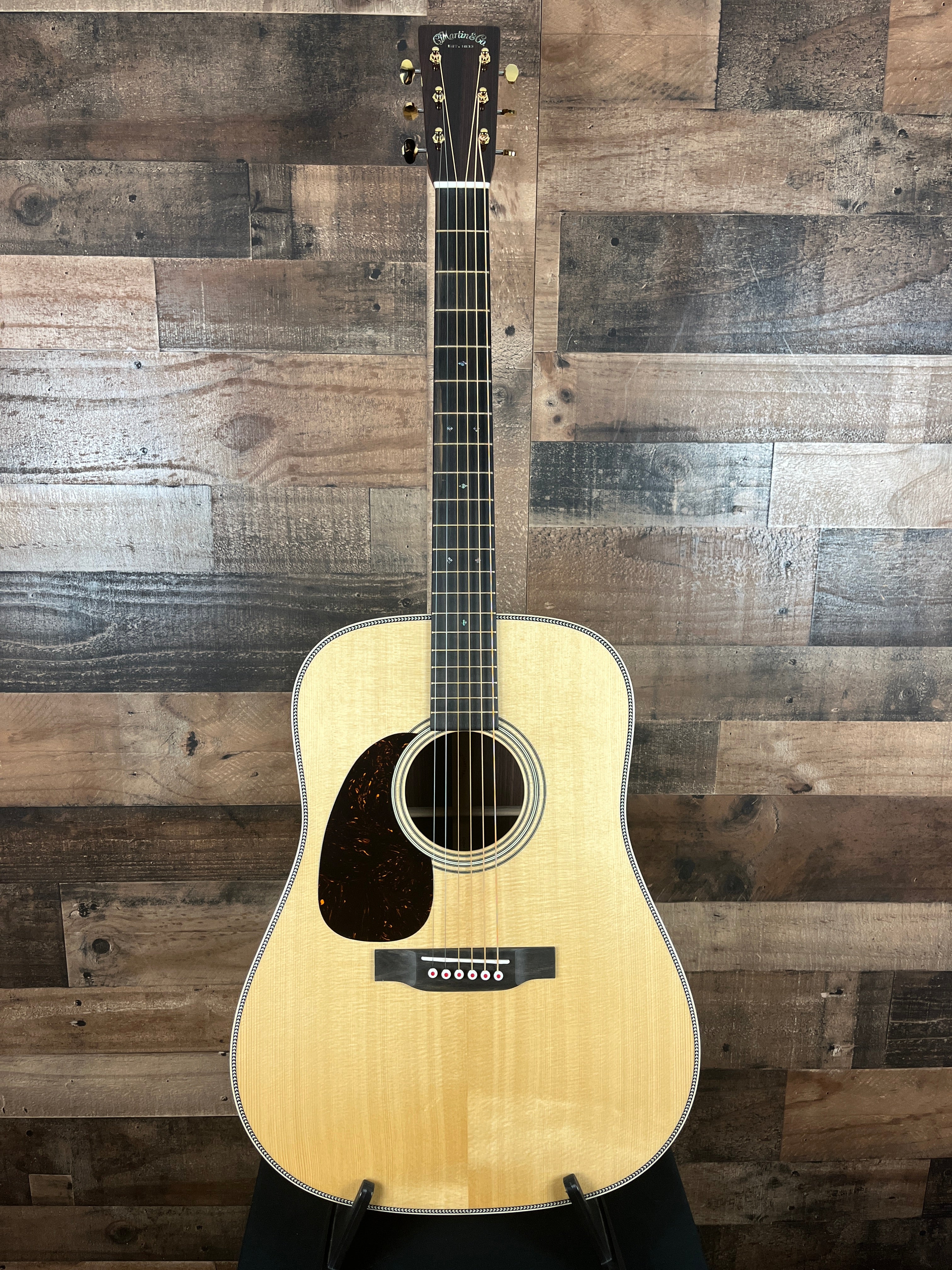 Martin D28 Modern Deluxe Left-Handed Acoustic Guitar, Hard Case, 026