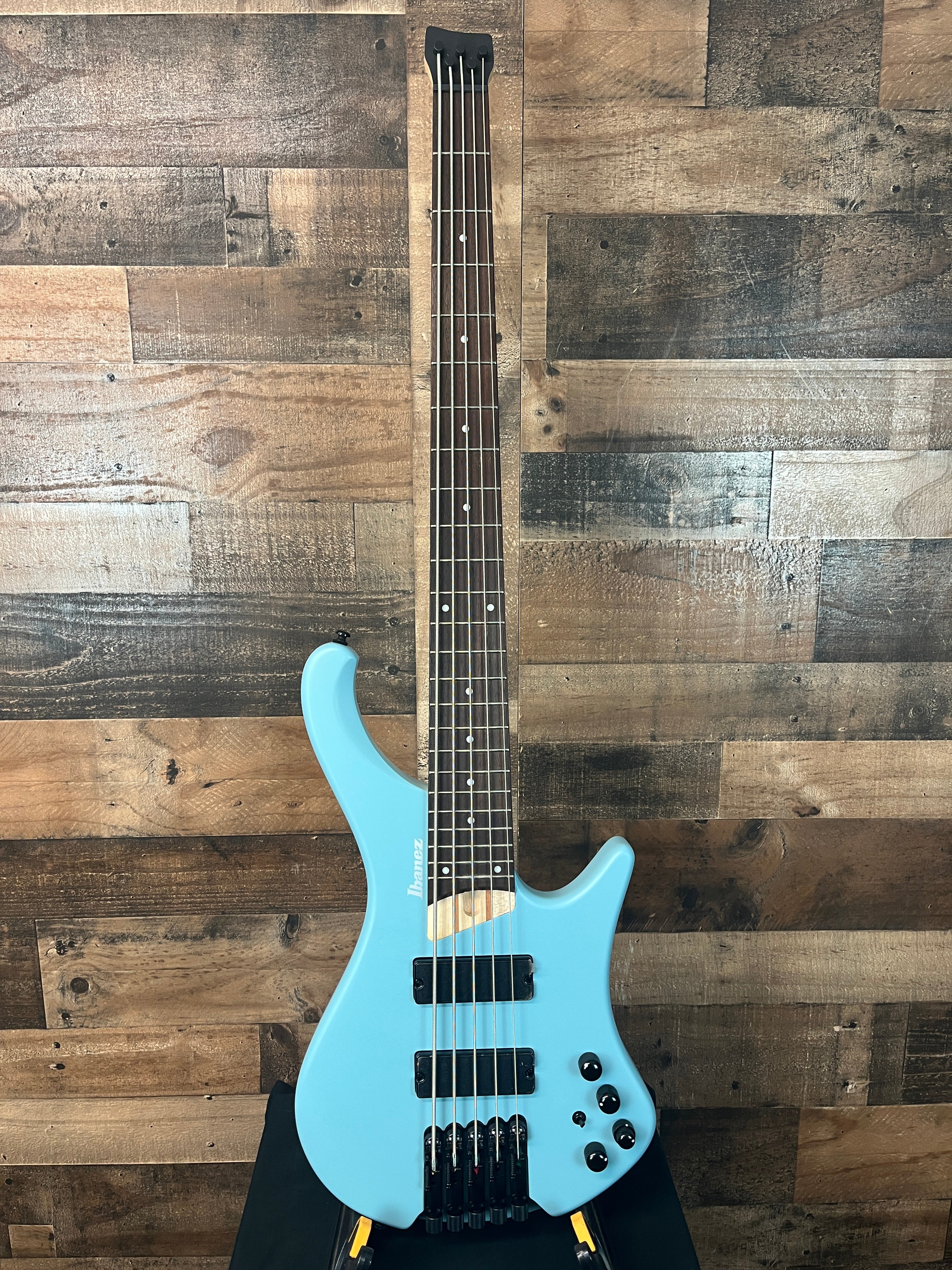 Ibanez Bass Workshop EHB605 5-string Electric Bass Guitar, Purist Blue Matte, 939