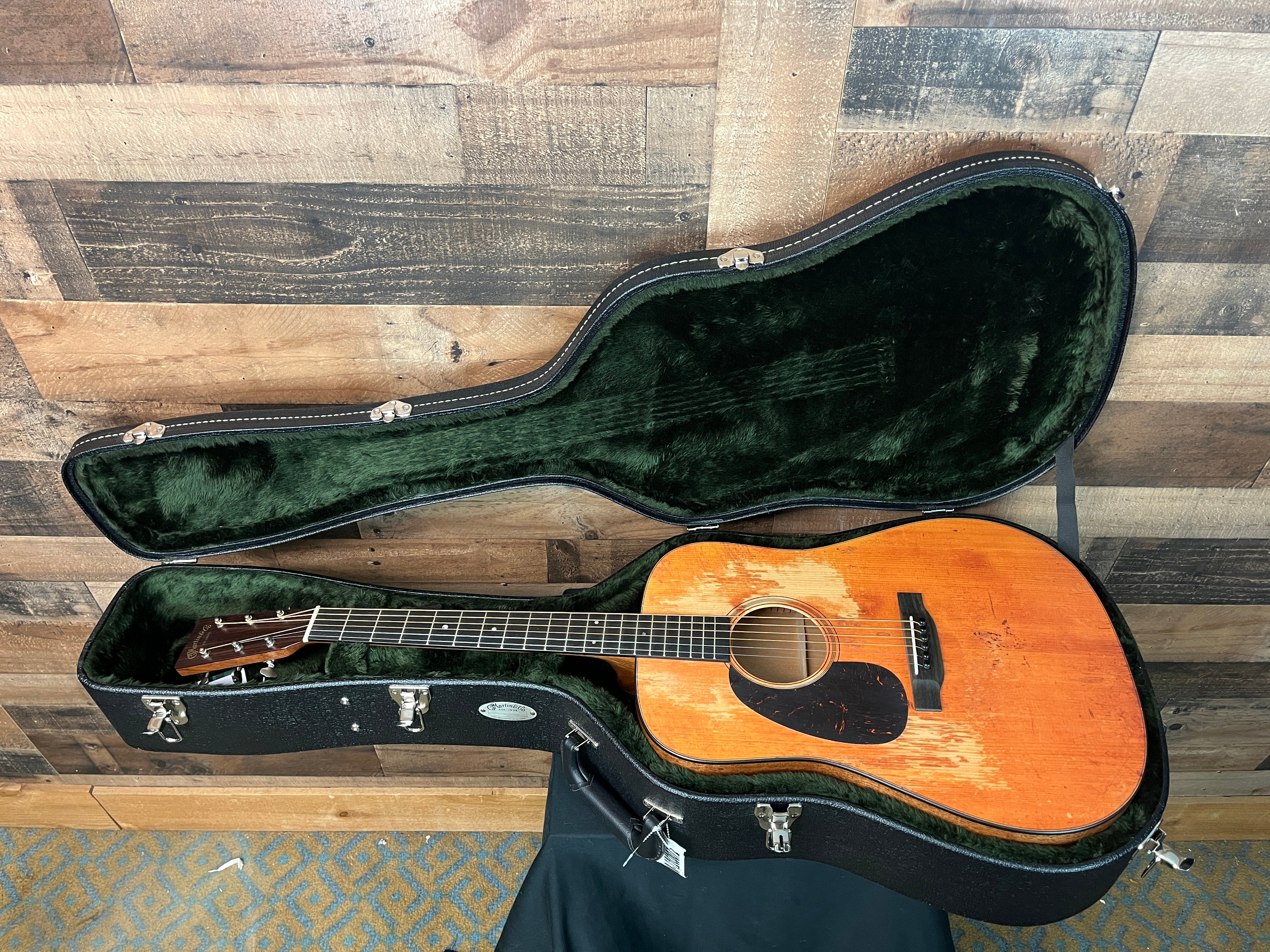 Martin D-18 Street Legend Standard Series Acoustic Guitar (2025) Left Handed, Custom Ink, Hard Case, 934