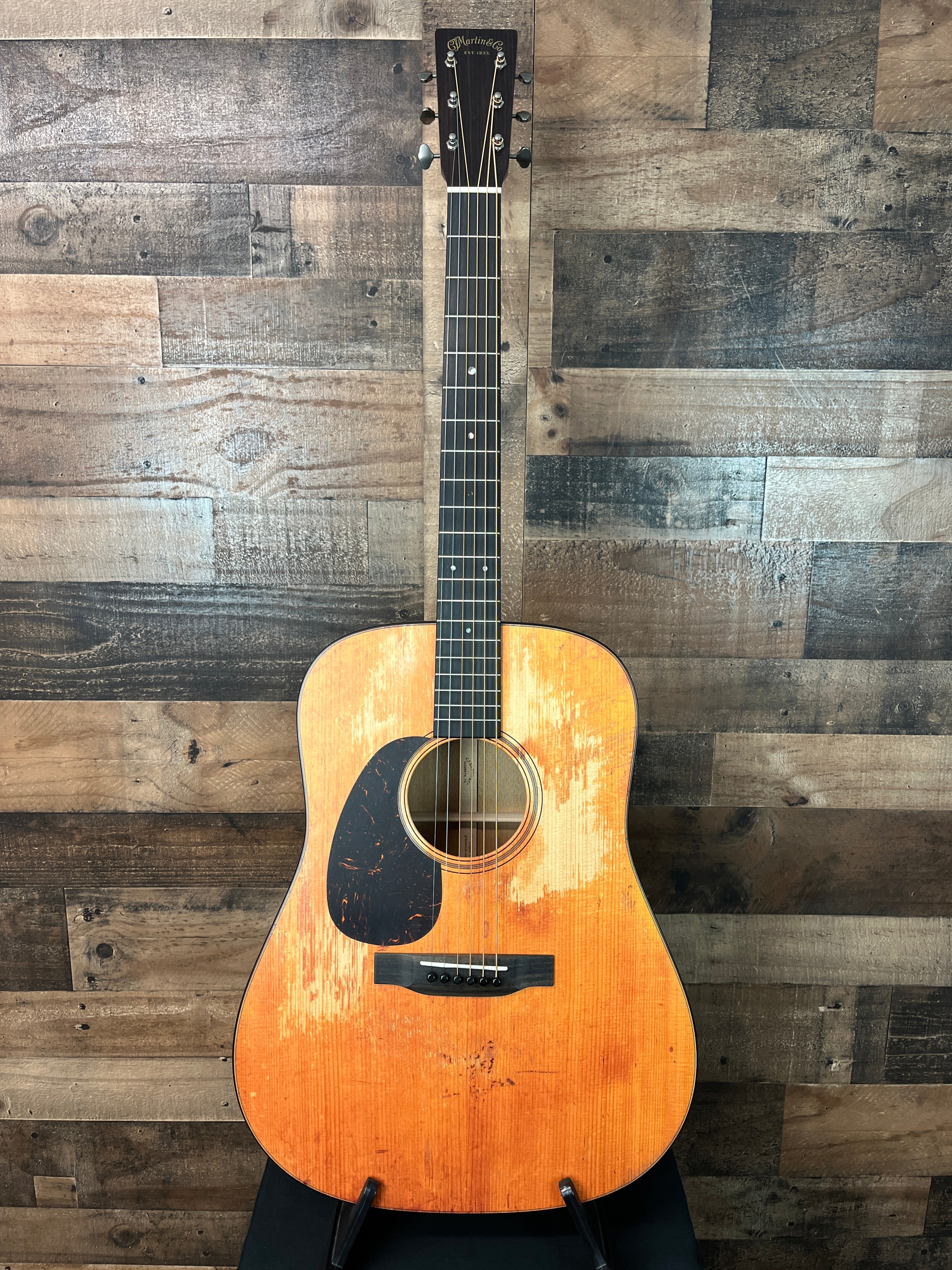 Martin D-18 Street Legend Standard Series Acoustic Guitar (2025) Left Handed, Custom Ink, Hard Case, 934