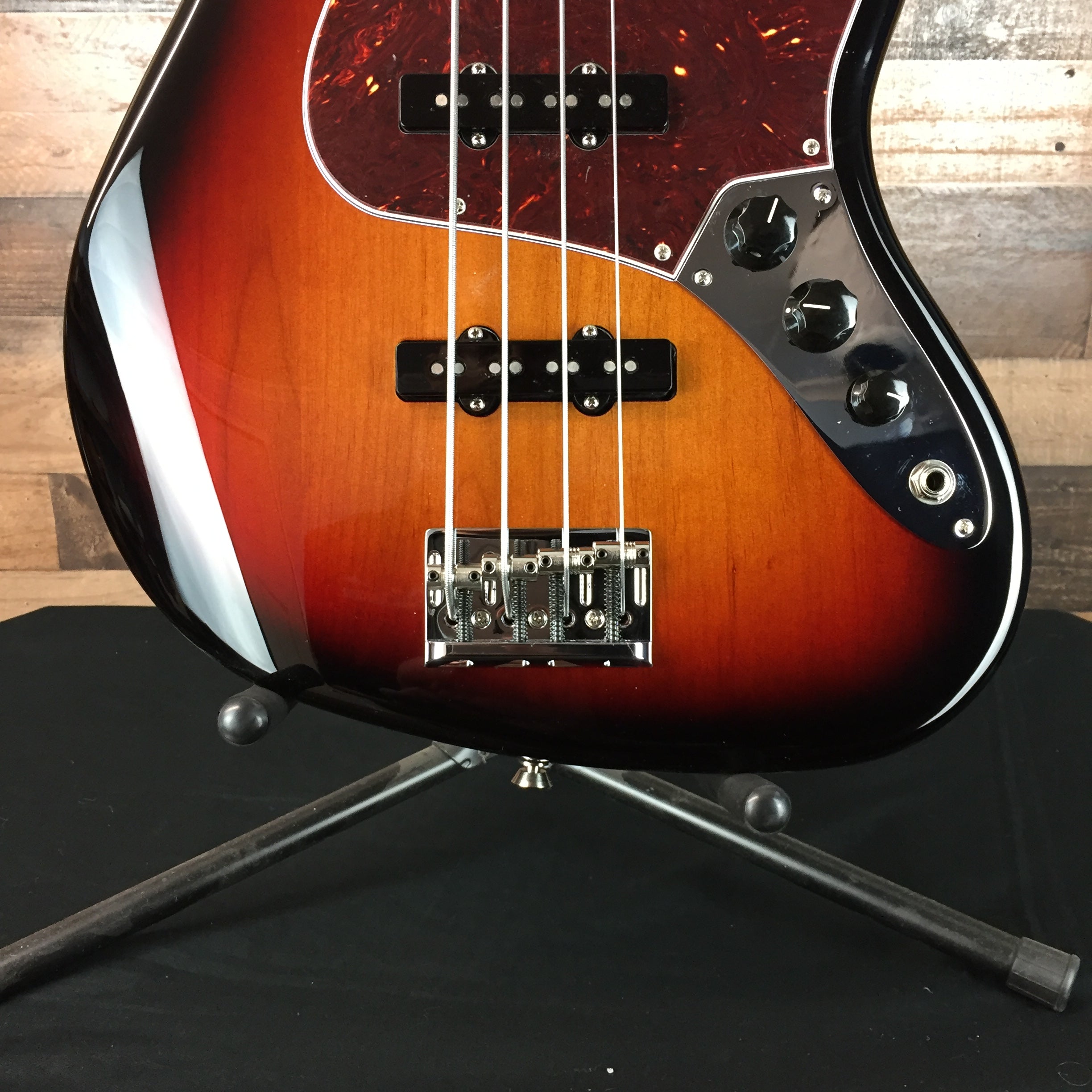 Fender American Pro II Jazz Bass, FRETLESS, Sunburst, Hard Case, 716