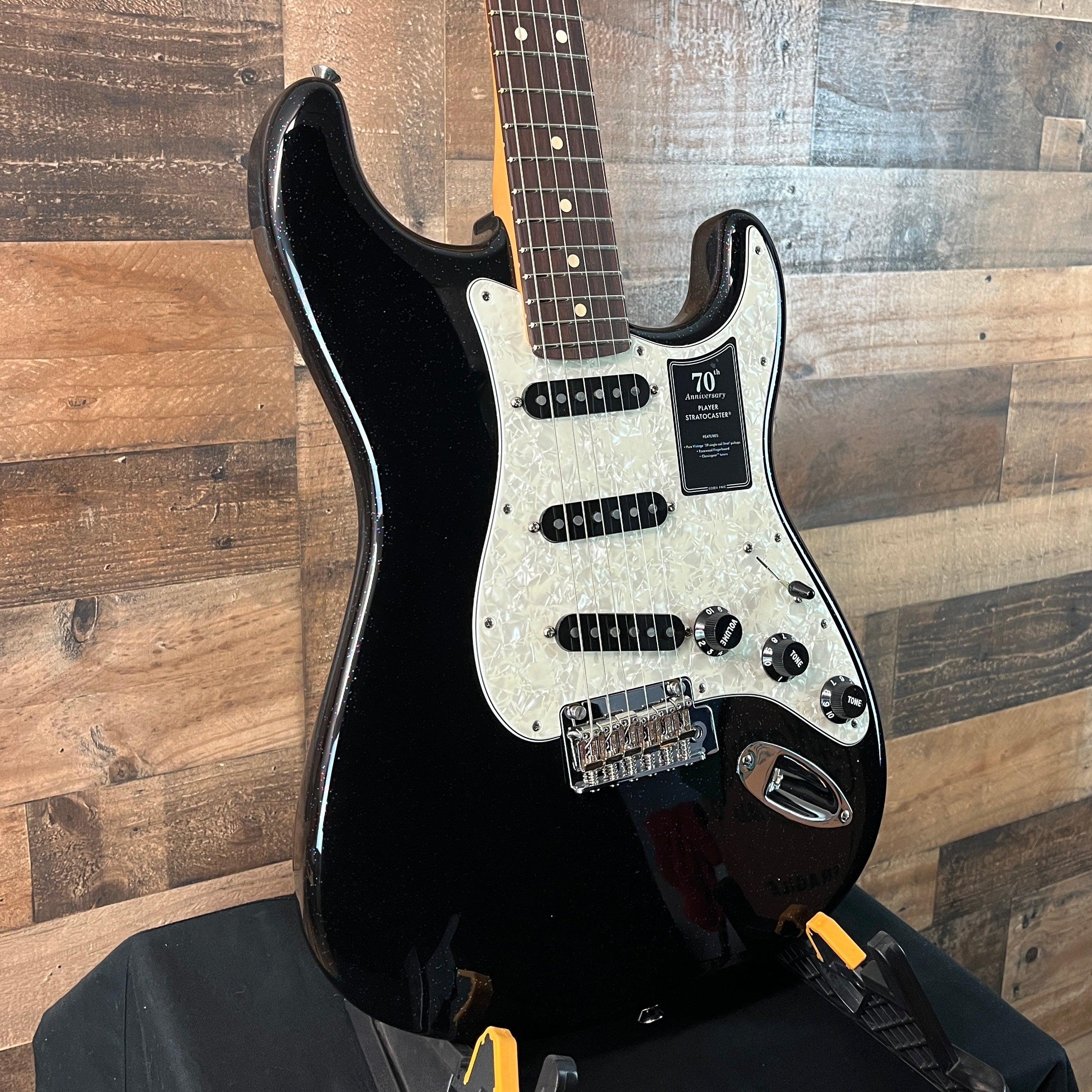 Fender 70th Anniversary Player Stratocaster, Nebula Noir, Gig Bag, 301