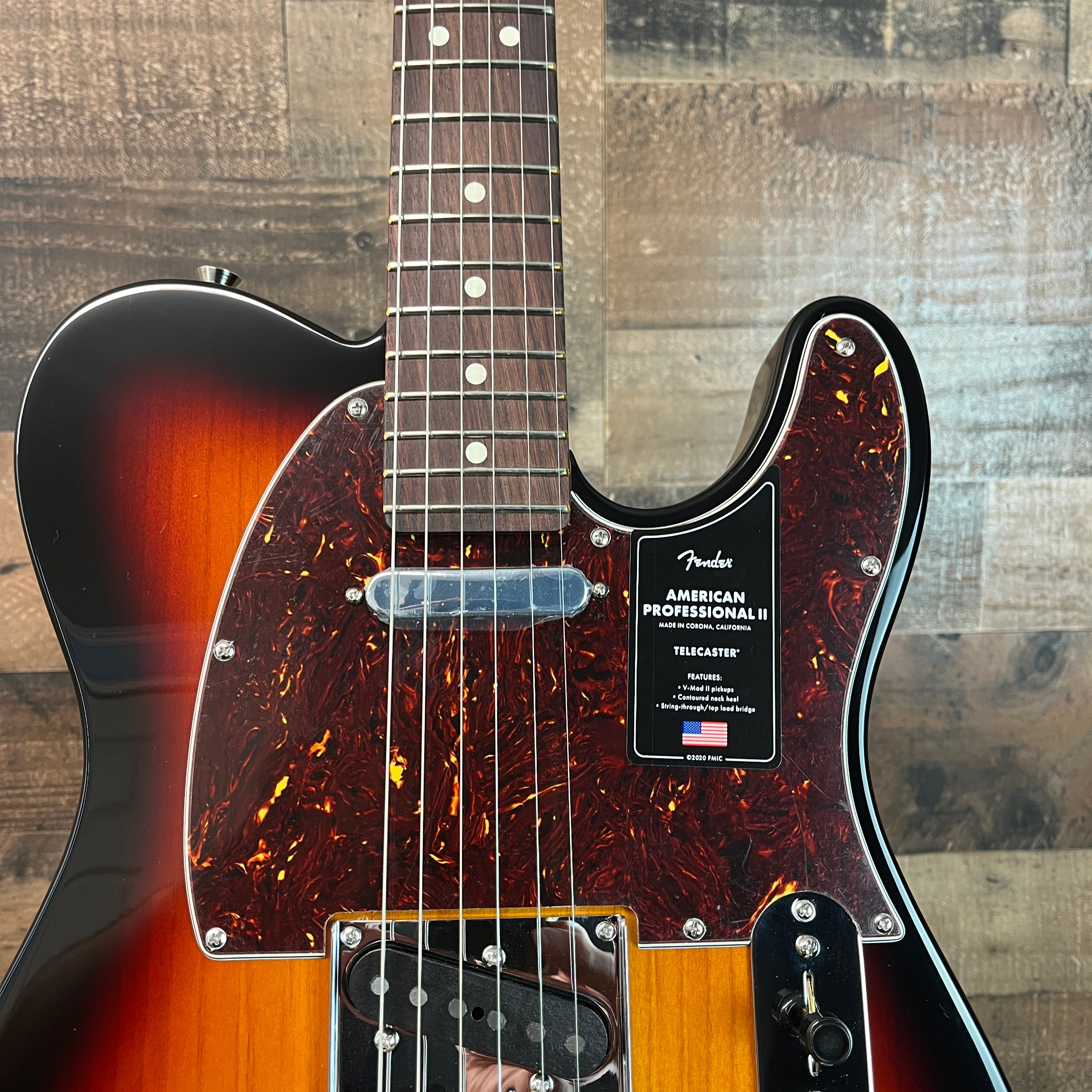 American Professional II Telecaster, Rosewood Fretboard,  3-Color Sunburst, Hard Case, 579