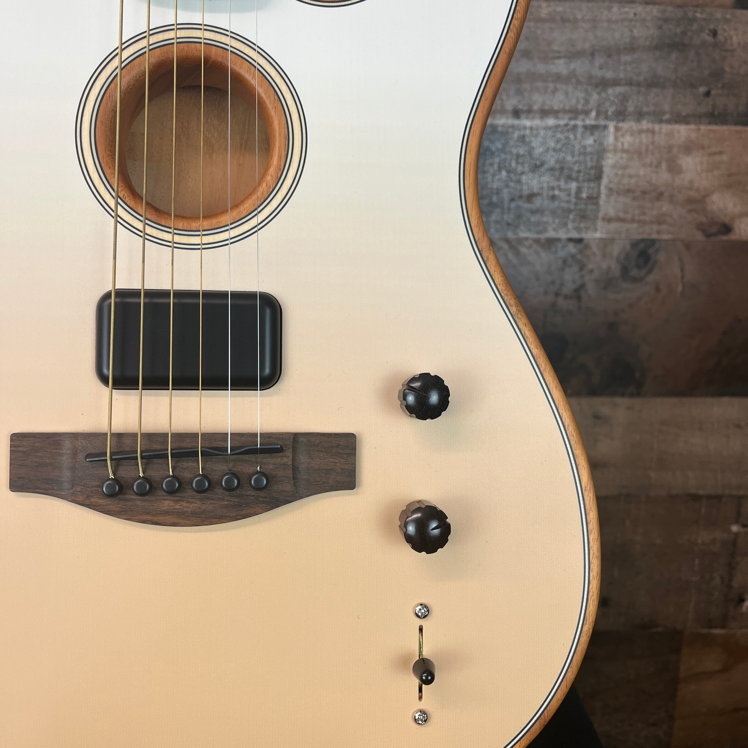 FINNEAS Acoustasonic Player Telecaster, Cappuccino Fade, Gig bag, 180
