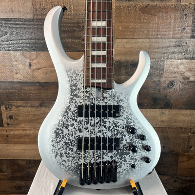 Ibanez 25th-Anniversary BTB Silver Blizzard Matte