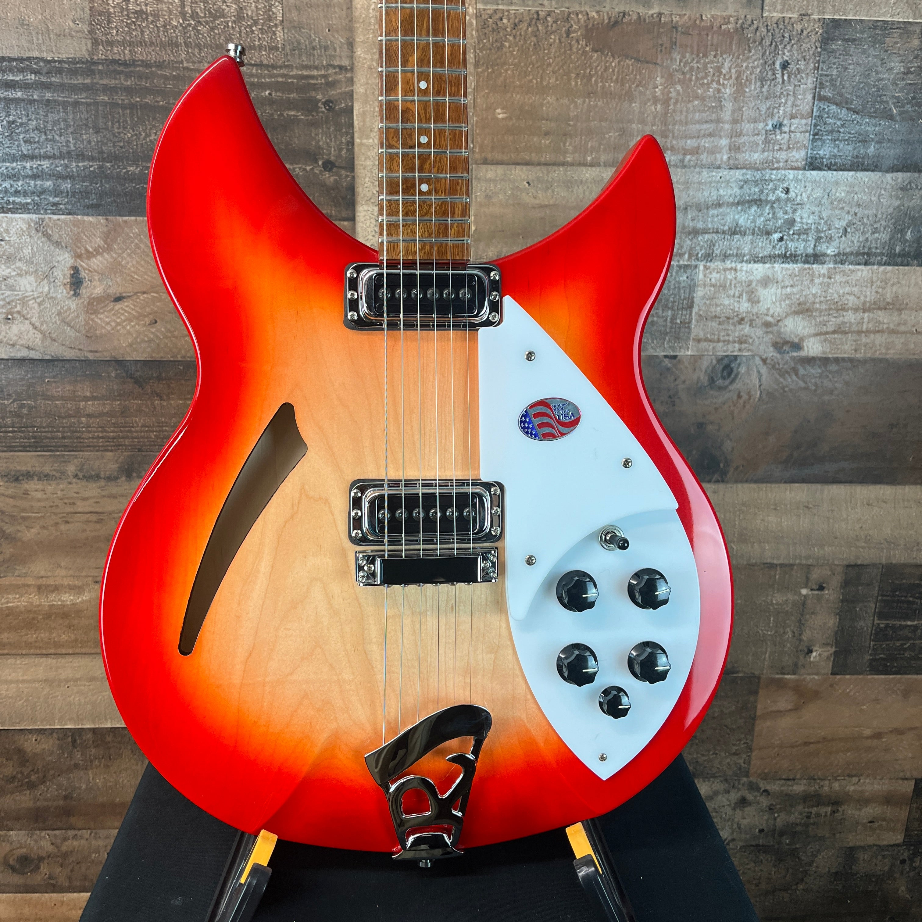 2024 Rickenbacker 330 Fireglo Semi-Hollow Electric w/OHSC #706