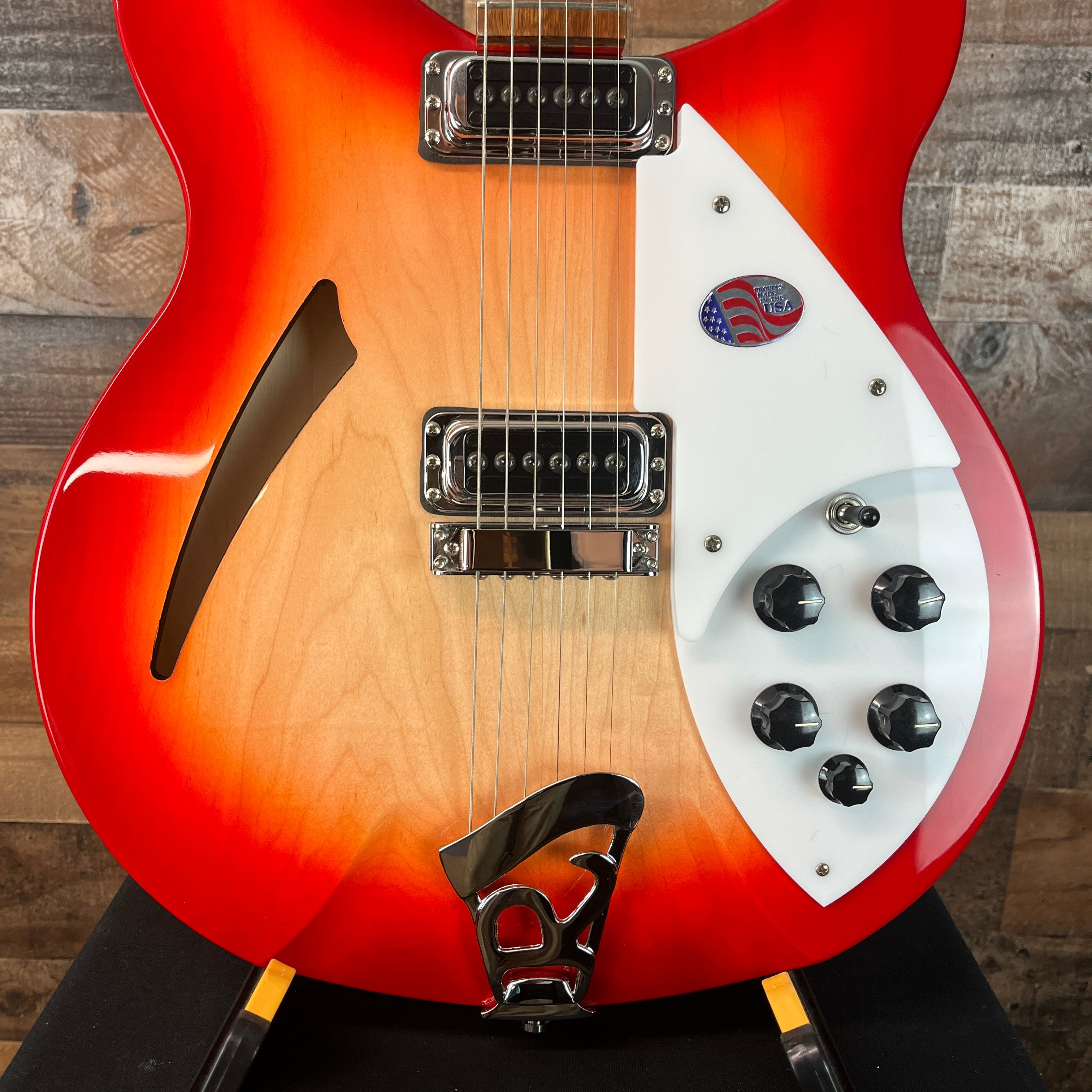 2024 Rickenbacker 330 Fireglo Semi-Hollow Electric w/OHSC #706