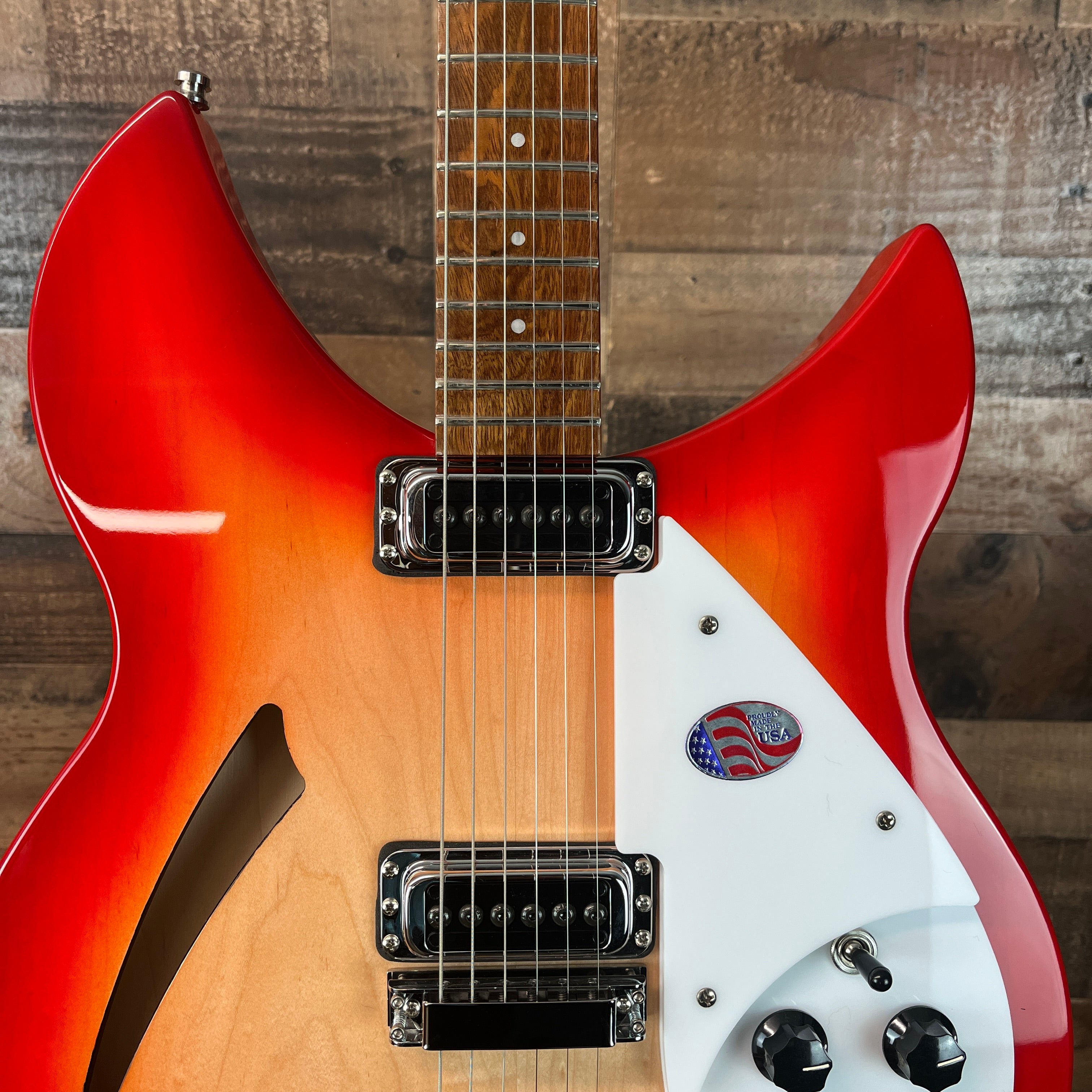 2024 Rickenbacker 330 Fireglo Semi-Hollow Electric w/OHSC #706