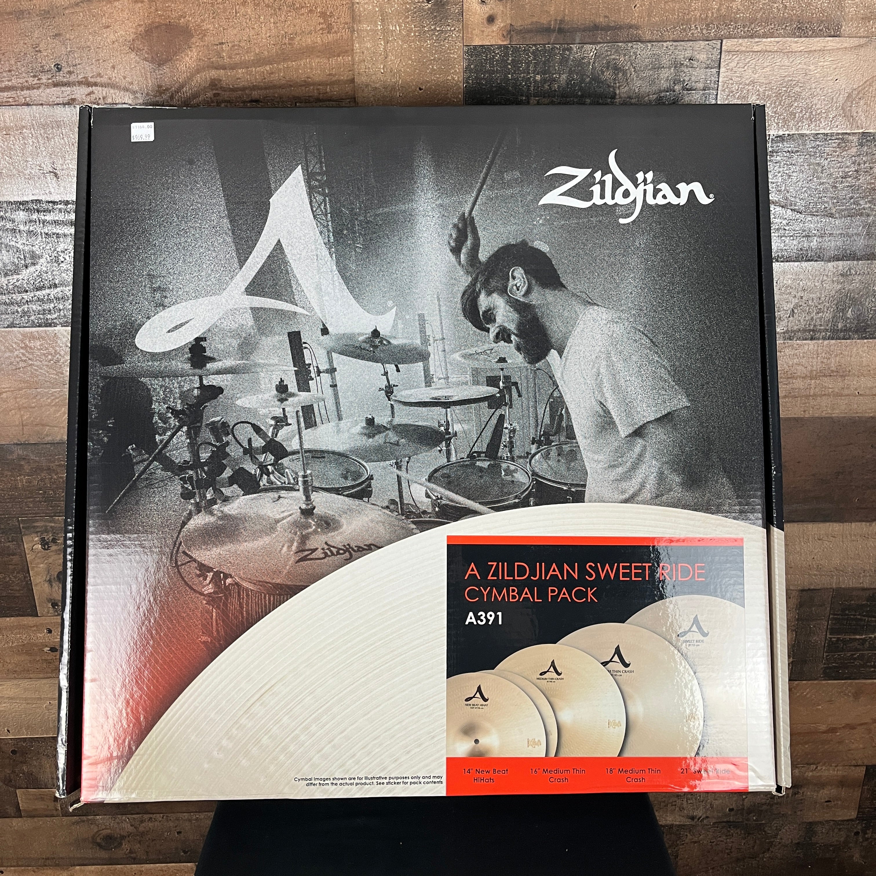 Zildjian A, Sweet Ride Cymbal Pack, A391, 14/16/18/21"