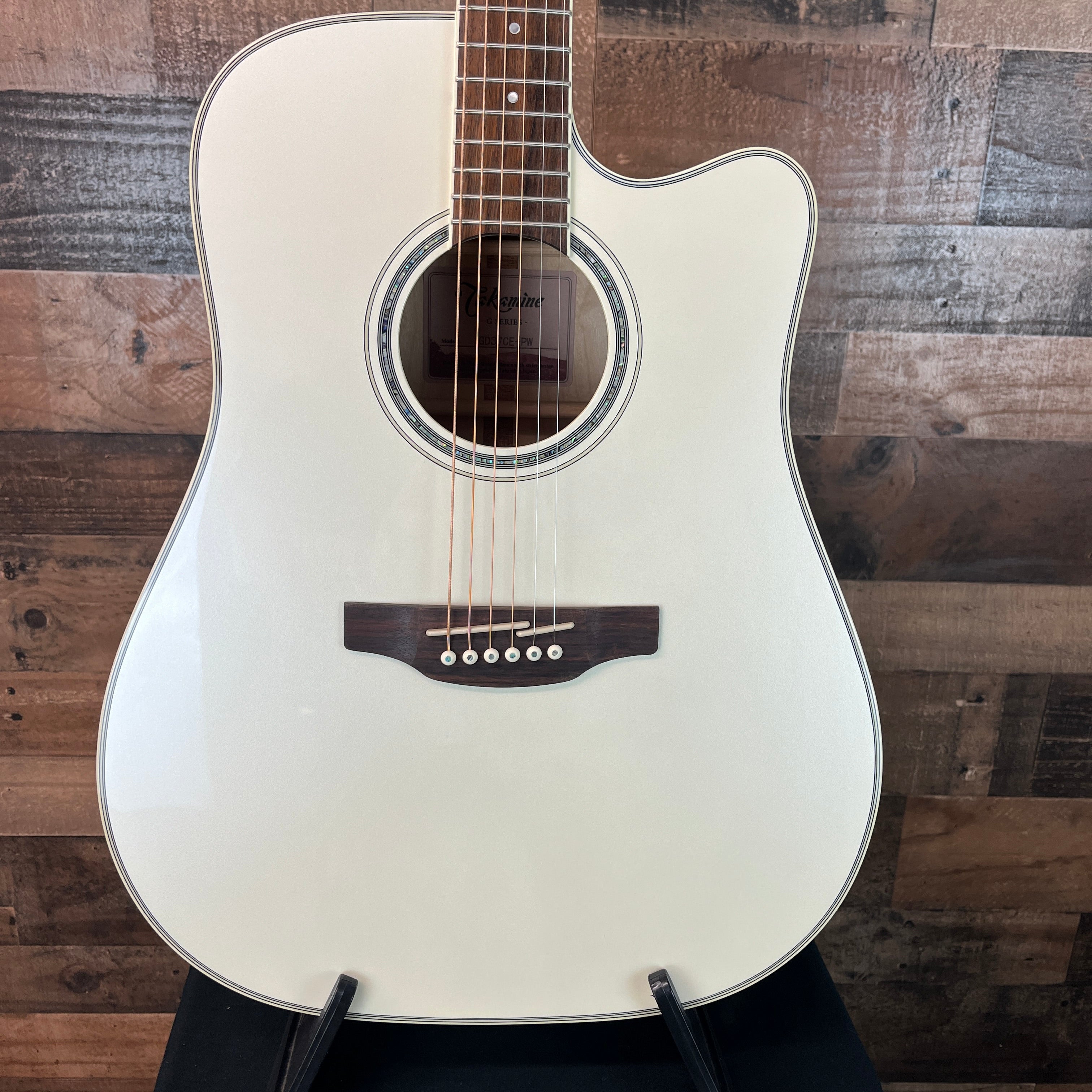 Takamine GD-37CE PW Acoustic/Electric with Gig Bag, Pearl White, 679