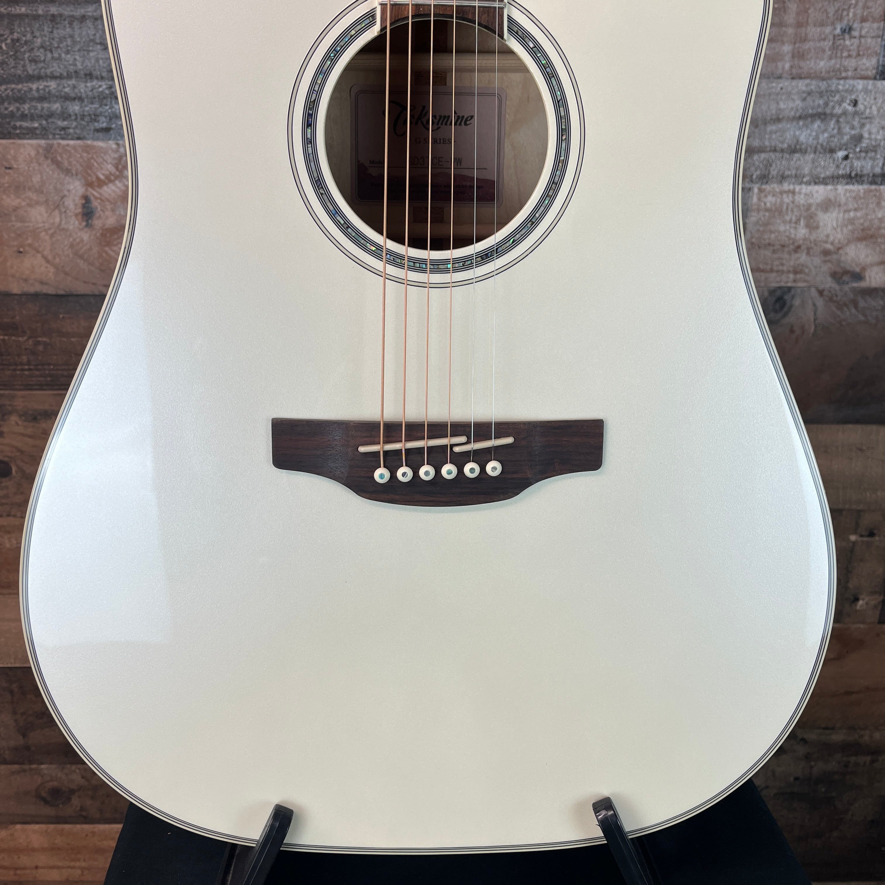 Takamine GD-37CE PW Acoustic/Electric with Gig Bag, Pearl White, 679