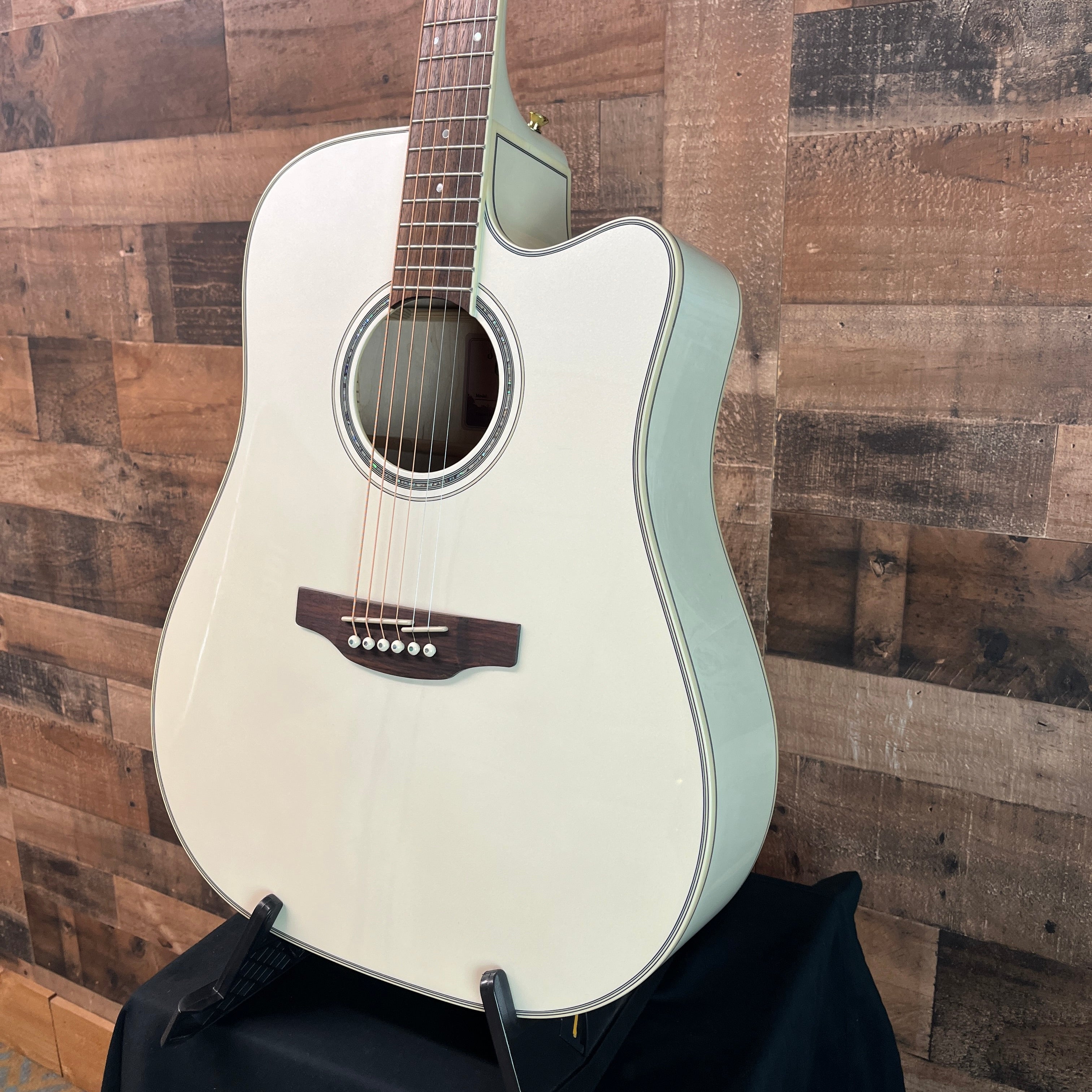 Takamine GD-37CE PW Acoustic/Electric with Gig Bag, Pearl White, 679