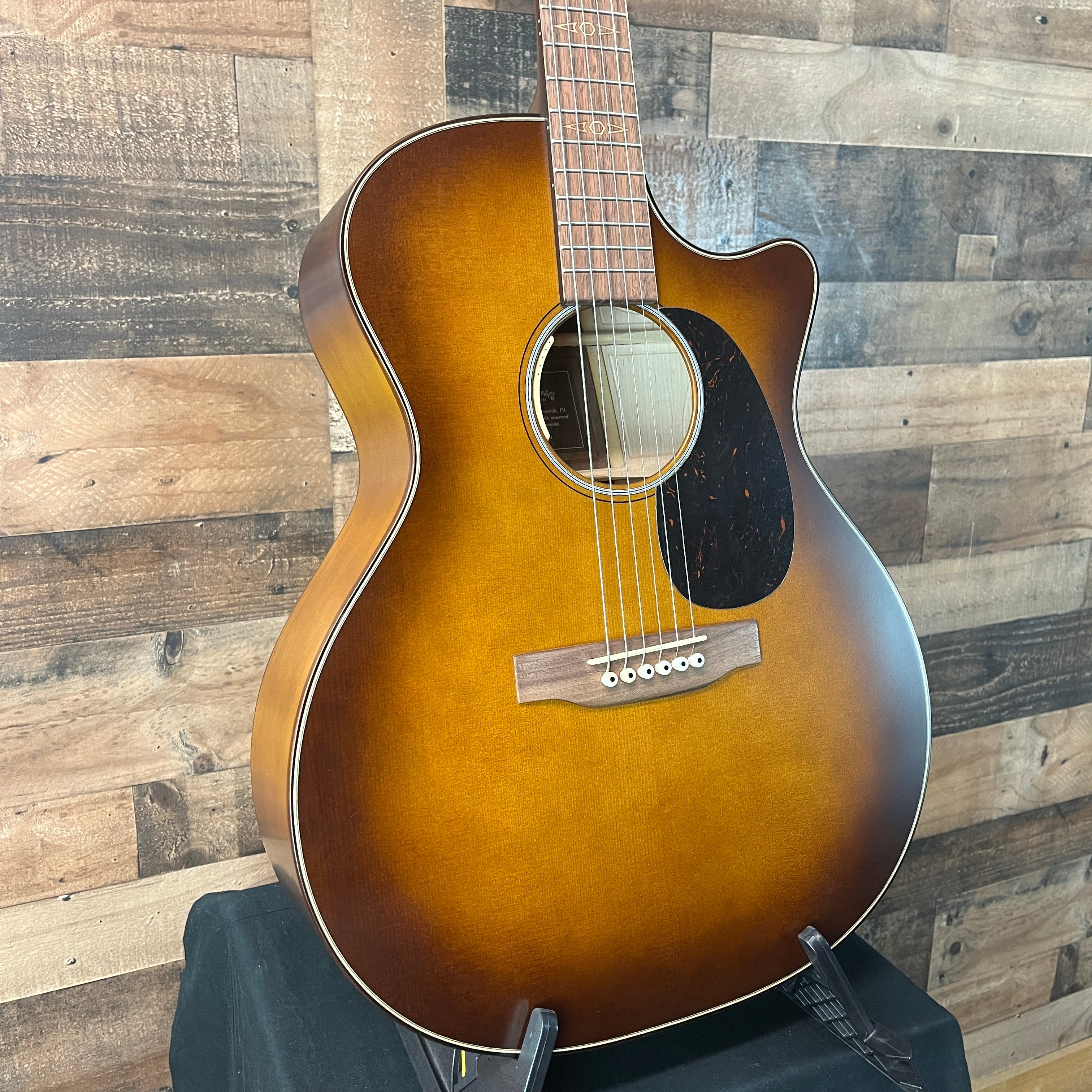 Martin GPCE Inception Maple Acoustic-Electric Guitar, HSC - Amber Fade Sunburst 057