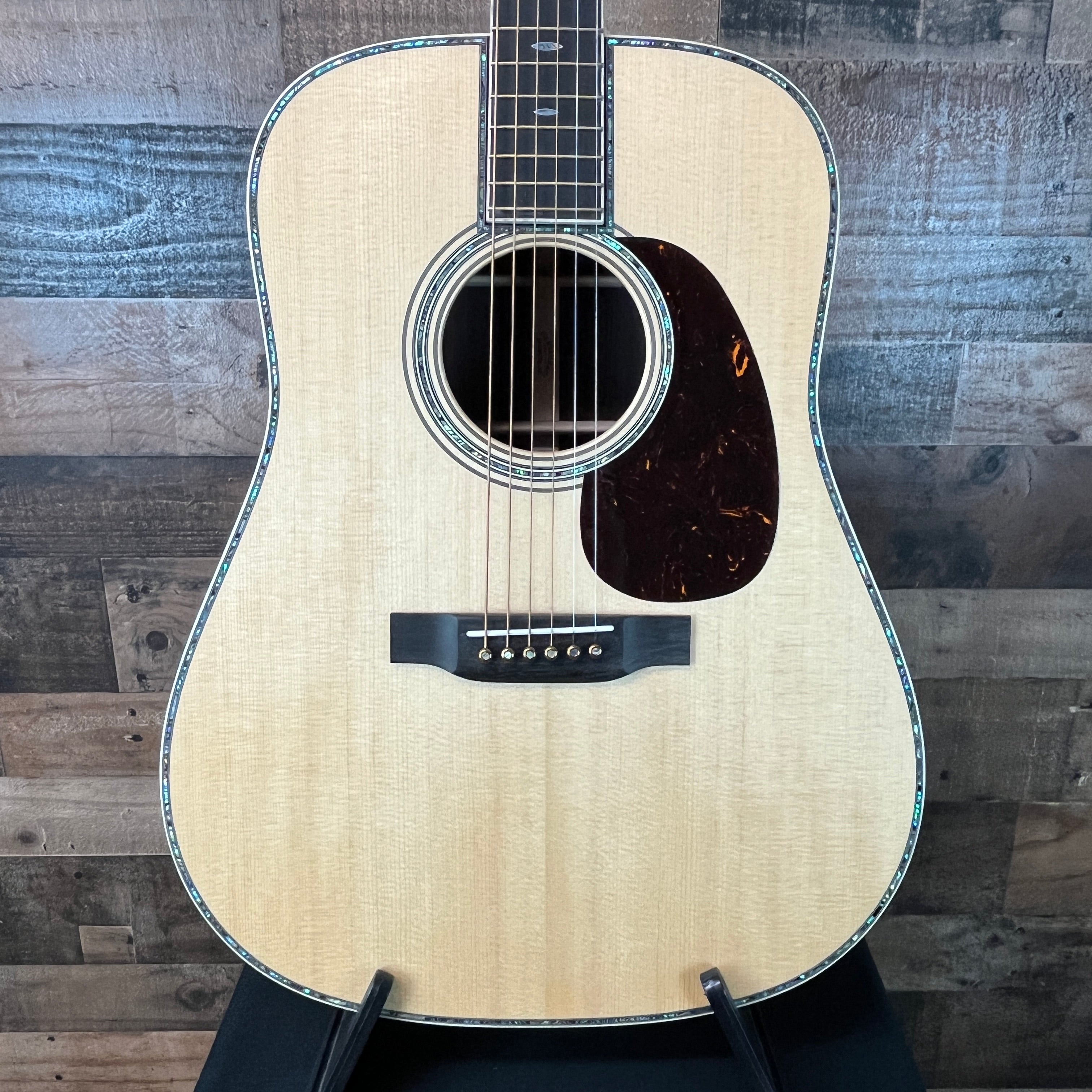 Martin D-45 Modern Deluxe Acoustic Guitar, Natural, 383