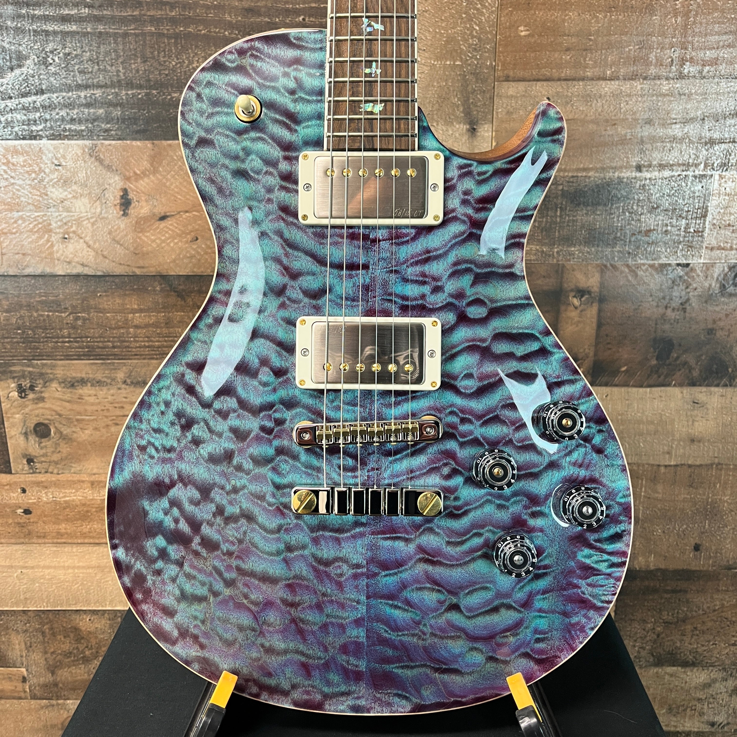 PRS Wood Library McCarty Singlecut 594, Quilt Top, Violet, Ziricote Fingerboard, Paisley Case, Signature Dealer, 453