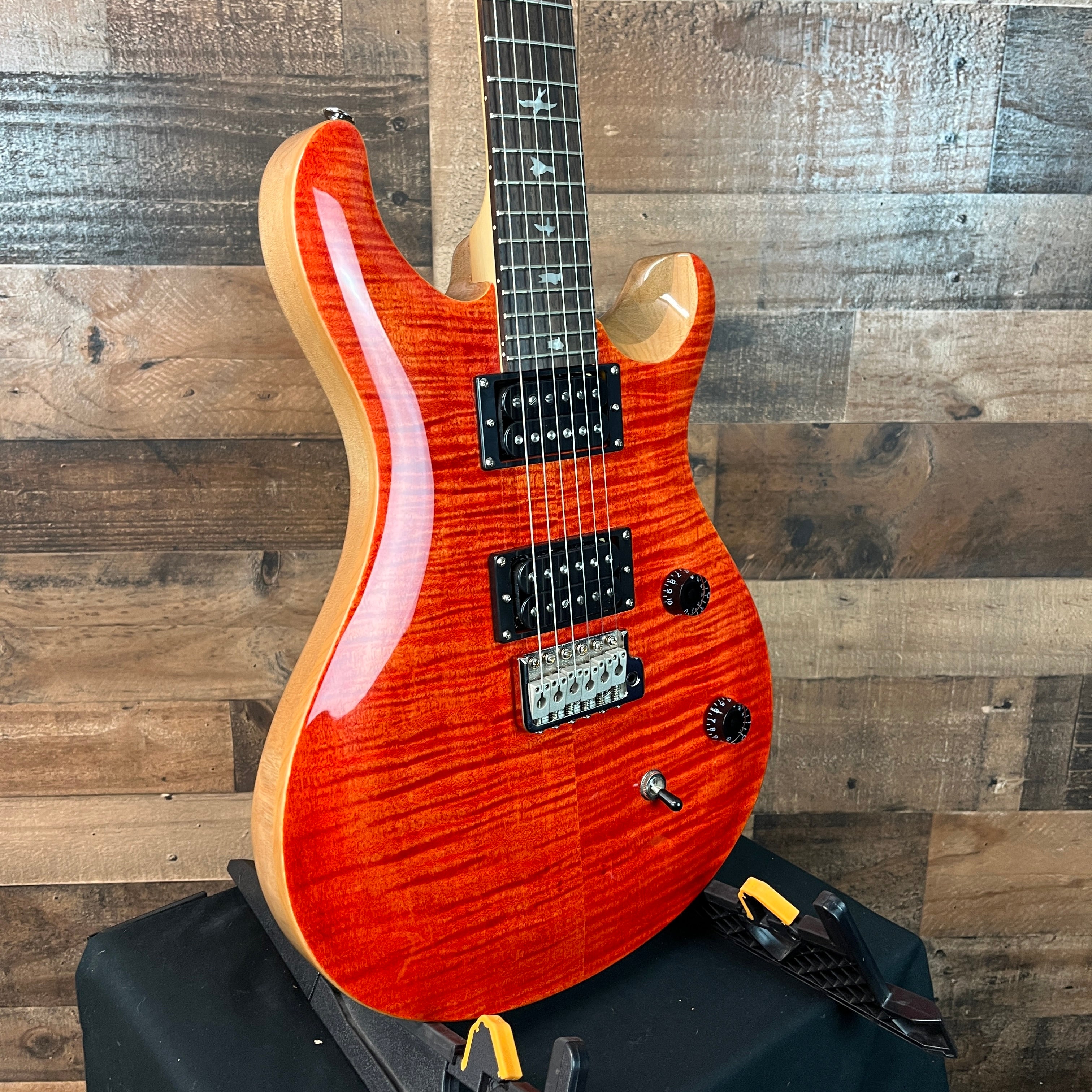 PRS SE CE 24 Electric Guitar, Blood Orange, Gig Bag, 851