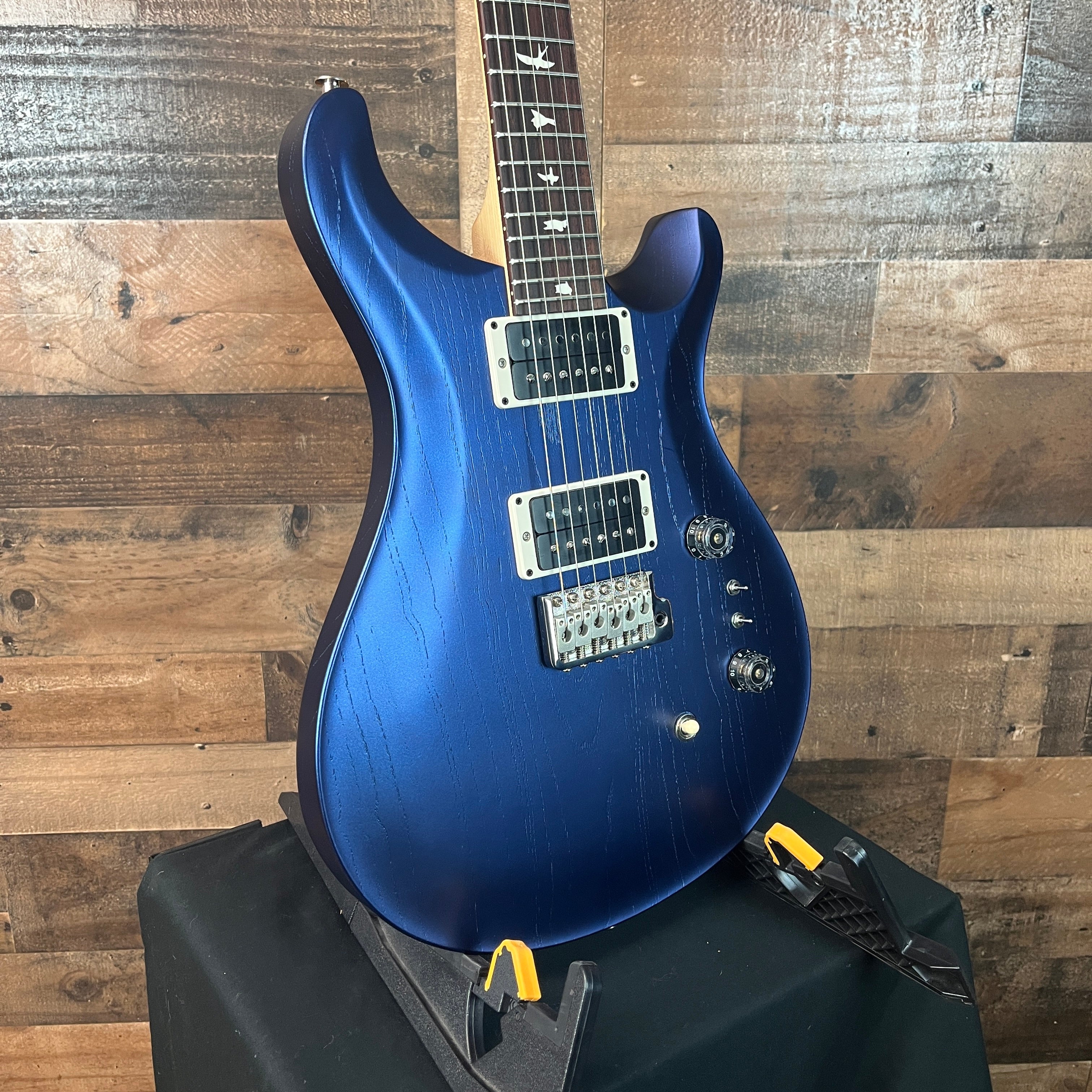 PRS Limited-Edition, CE 24-08 Swamp Ash Electric Guitar, Satin Metallic Midnight, Gig Bag, 948