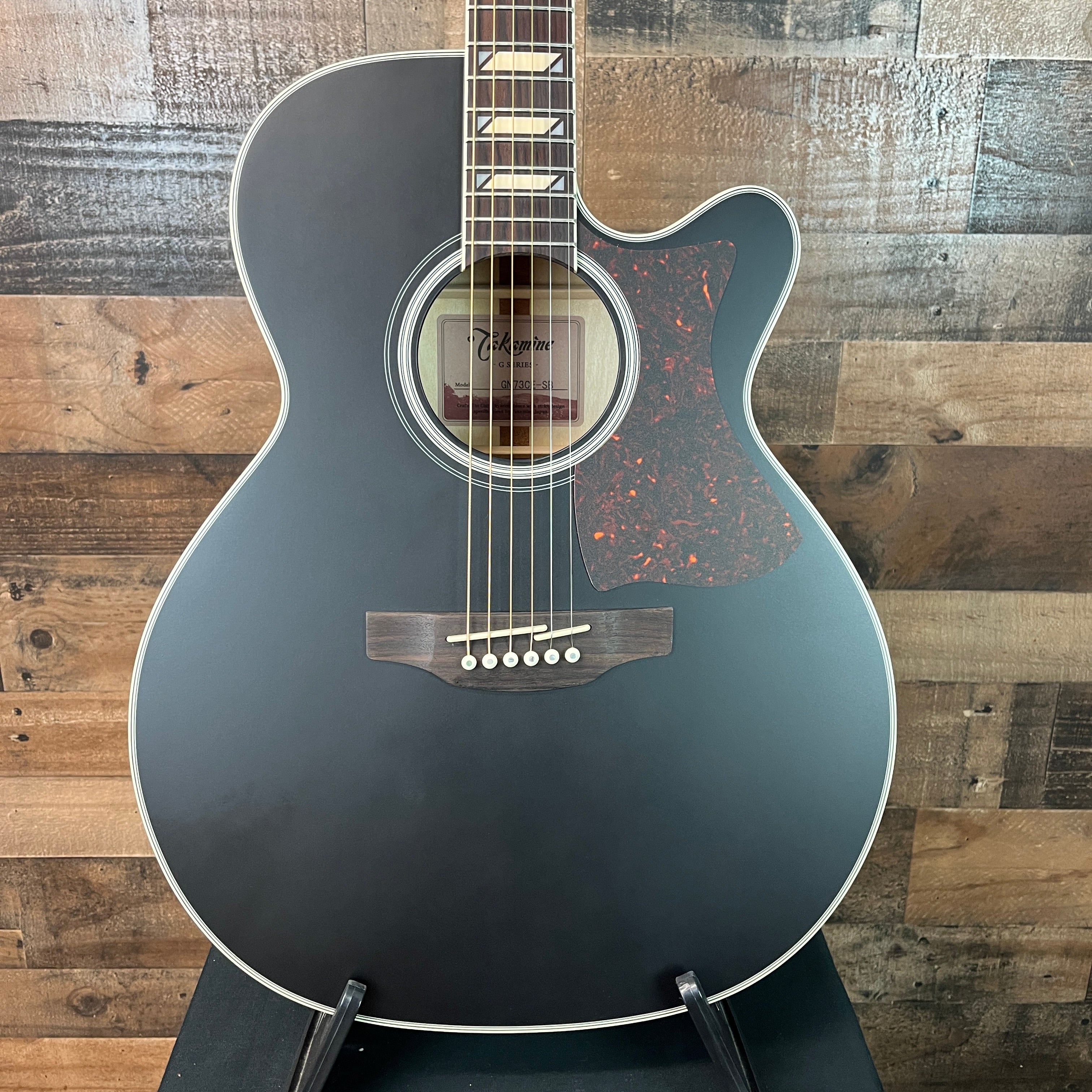 GN73CE NEX Acoustic/Electric Guitar, Satin Black, 435