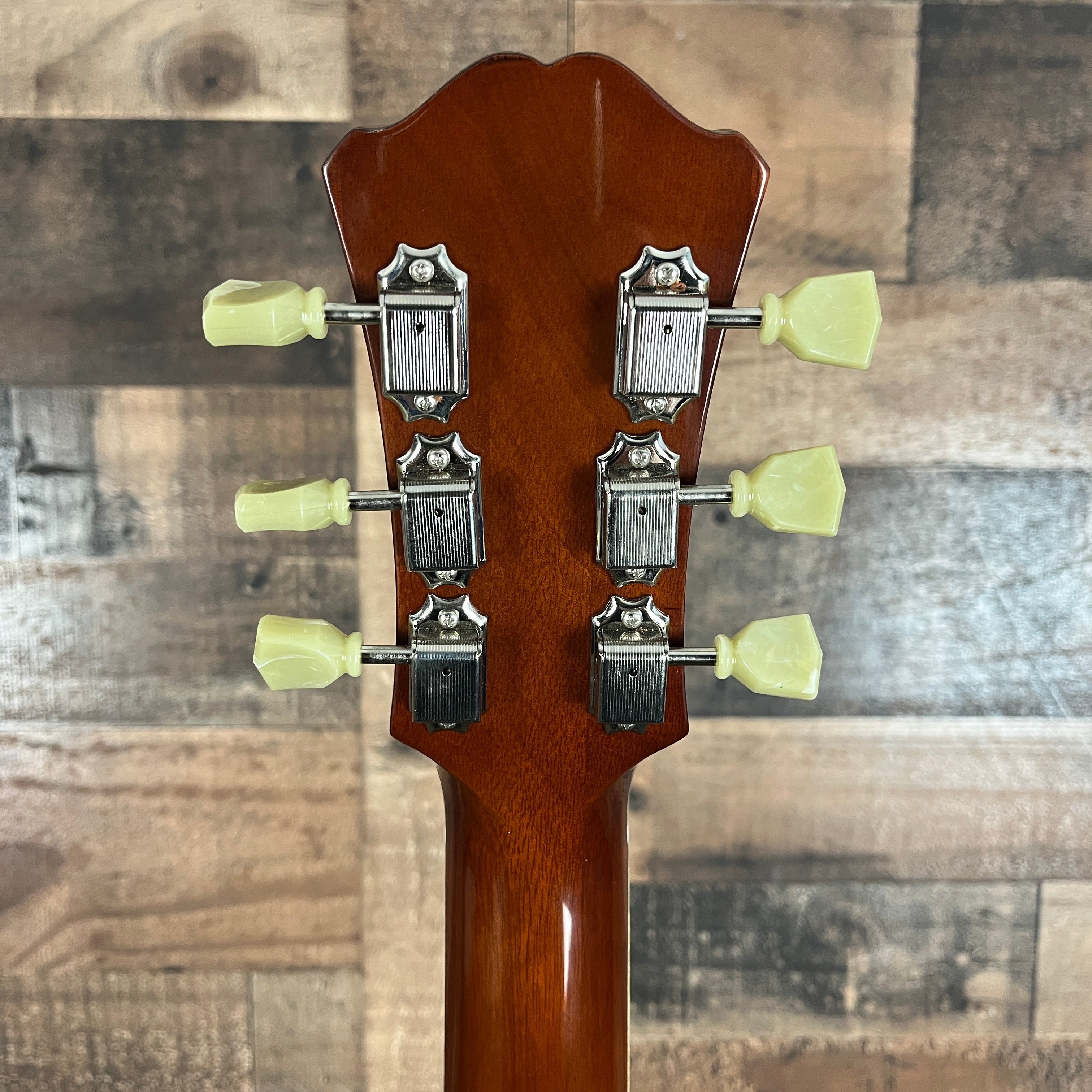 T184MX-GB Semi-hollow Electric Guitar, Goldburst, Hardcase, 248