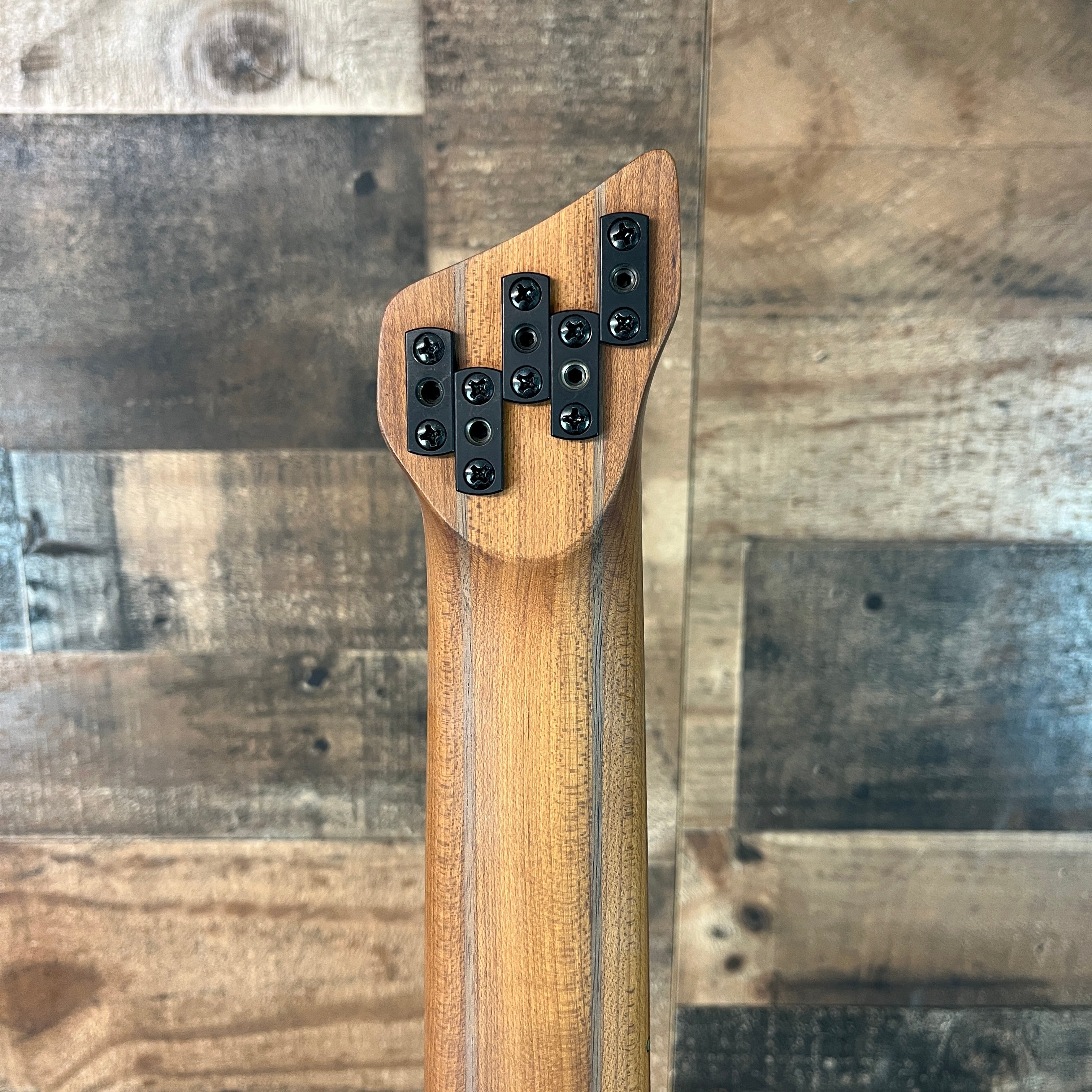 Bass Workshop EHB1005MS Bass Guitar - Black Flat, 821
