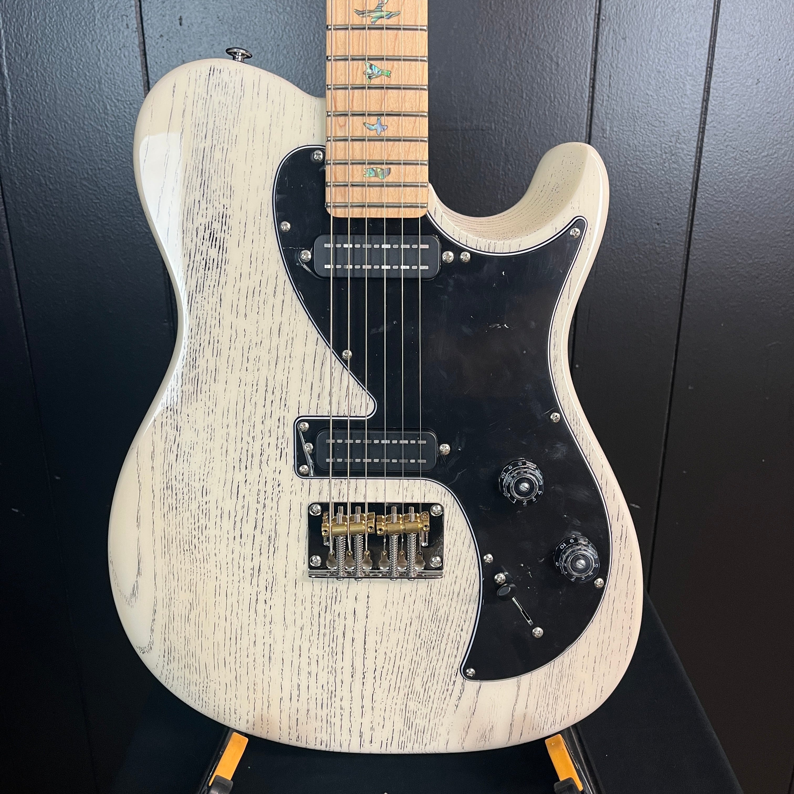 PRS SE NF 53 Electric Guitar, White Doghair, Gig Bag, 066