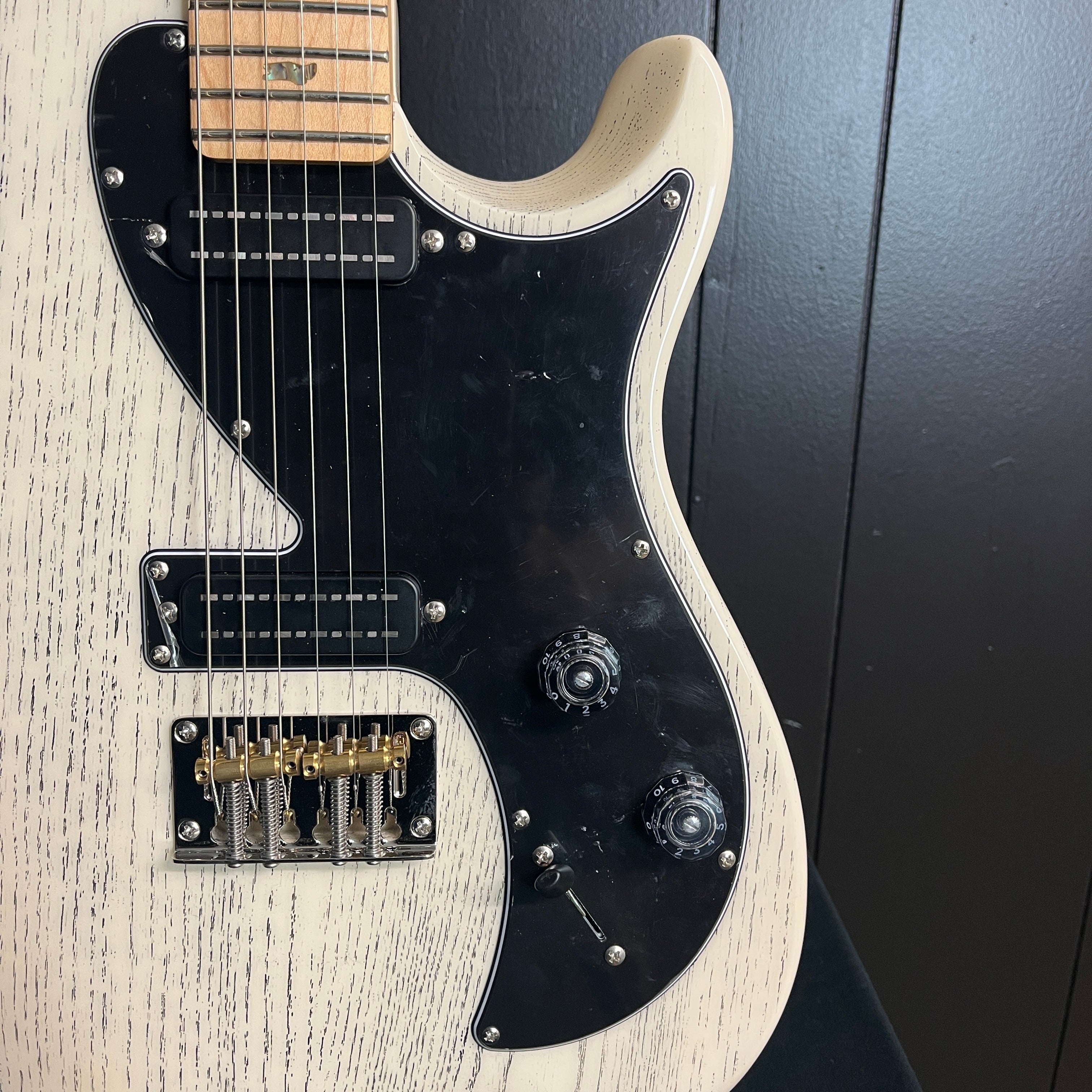 PRS SE NF 53 Electric Guitar, White Doghair, Gig Bag, 066