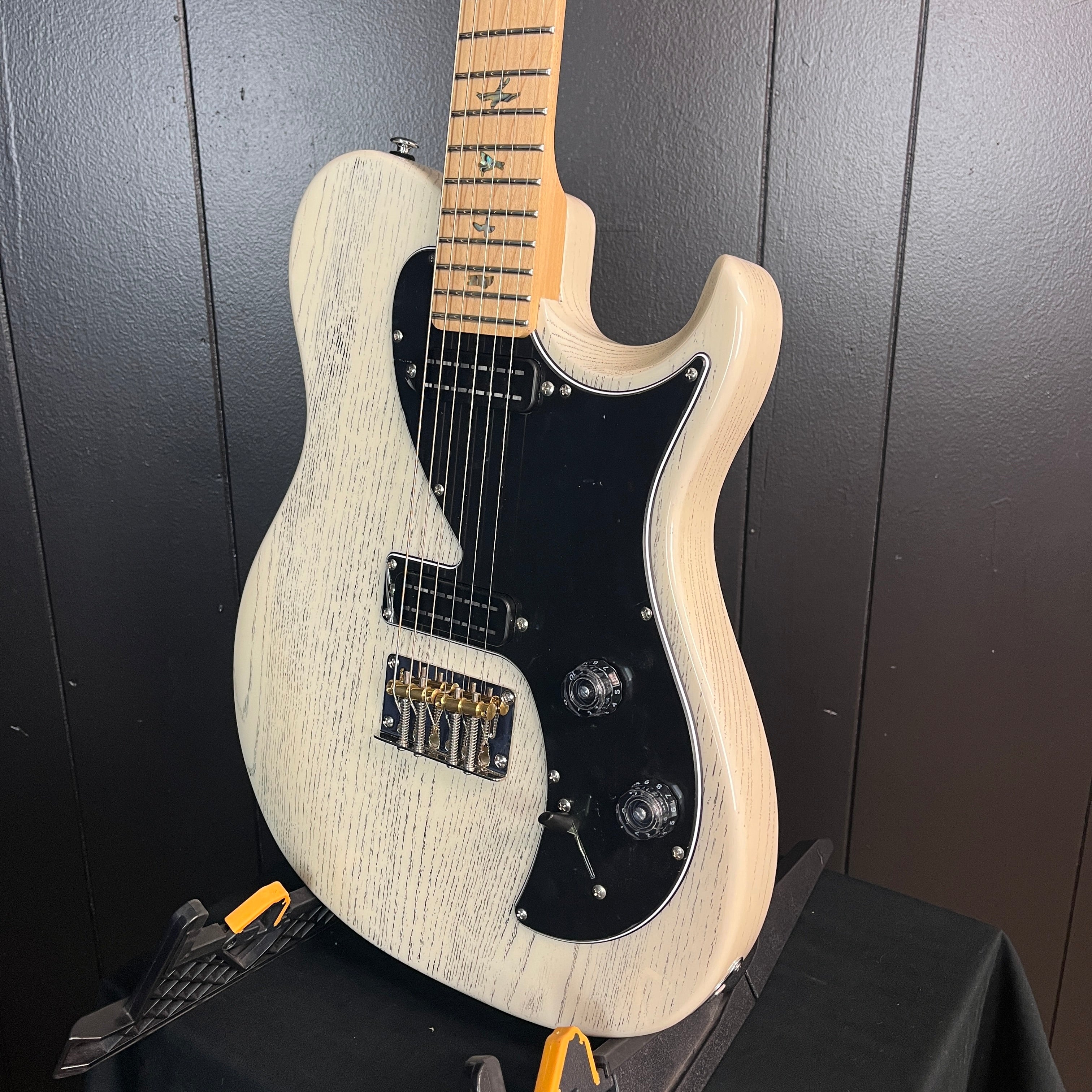 PRS SE NF 53 Electric Guitar, White Doghair, Gig Bag, 066